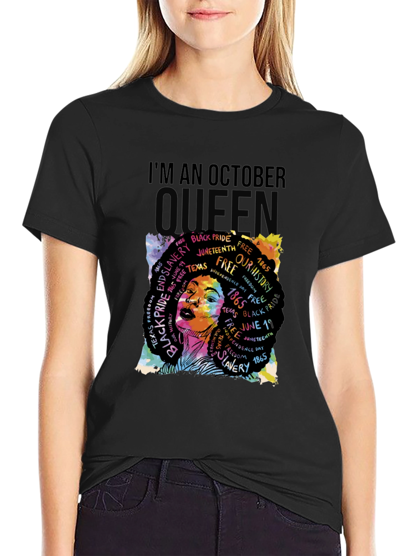 October Queen Black Pride T-Shirt
