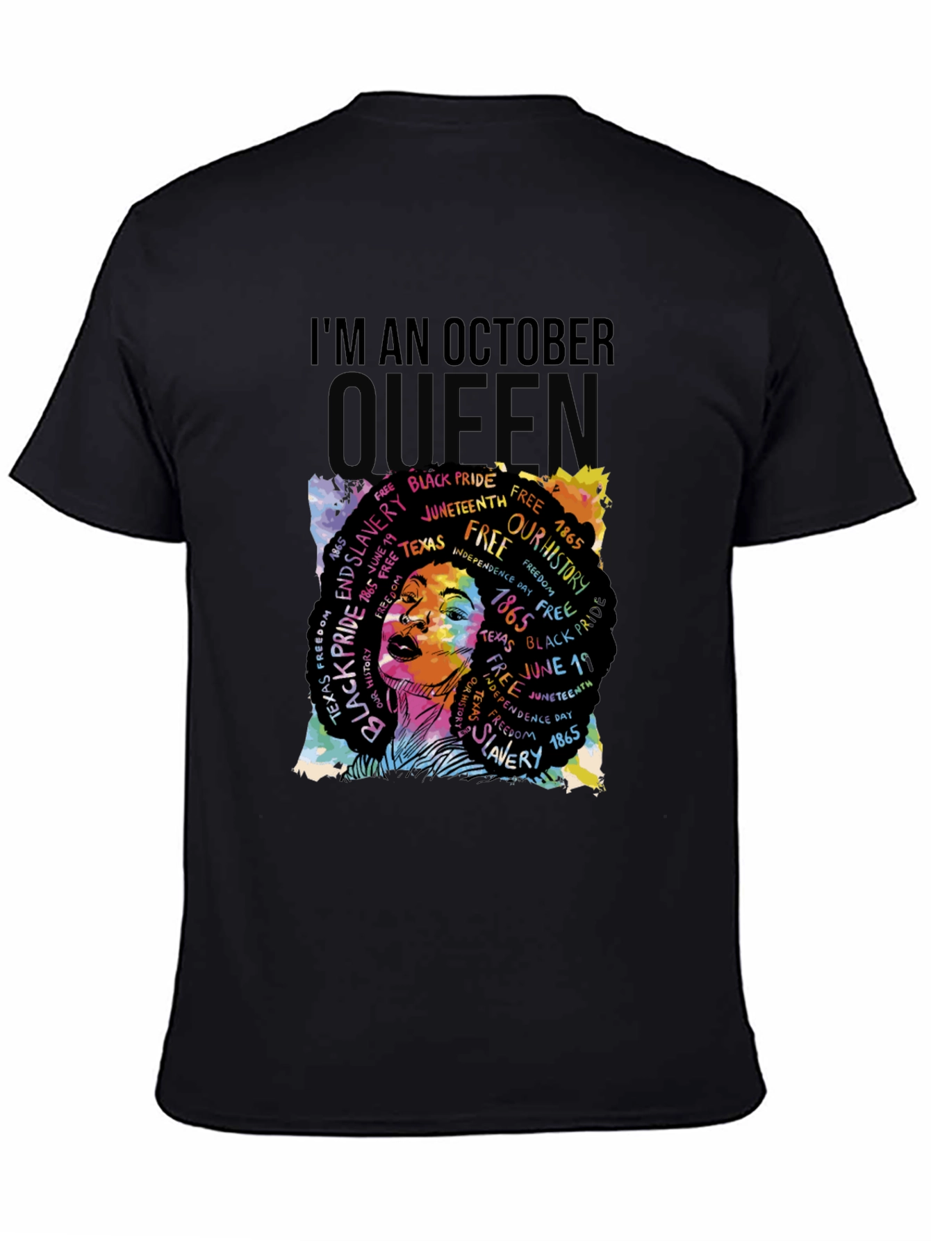 October Queen Black Pride T-Shirt