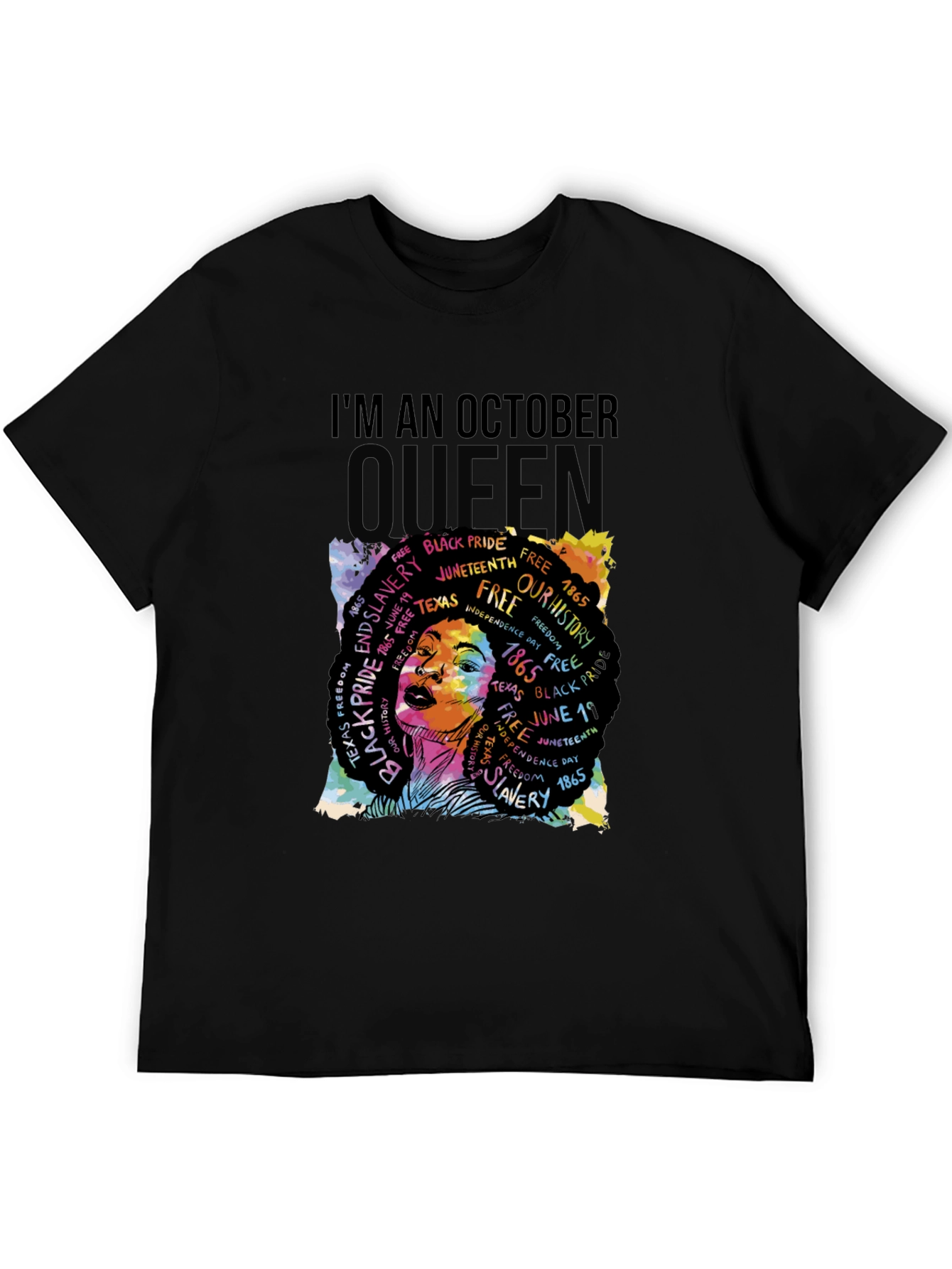 October Queen Black Pride T-Shirt