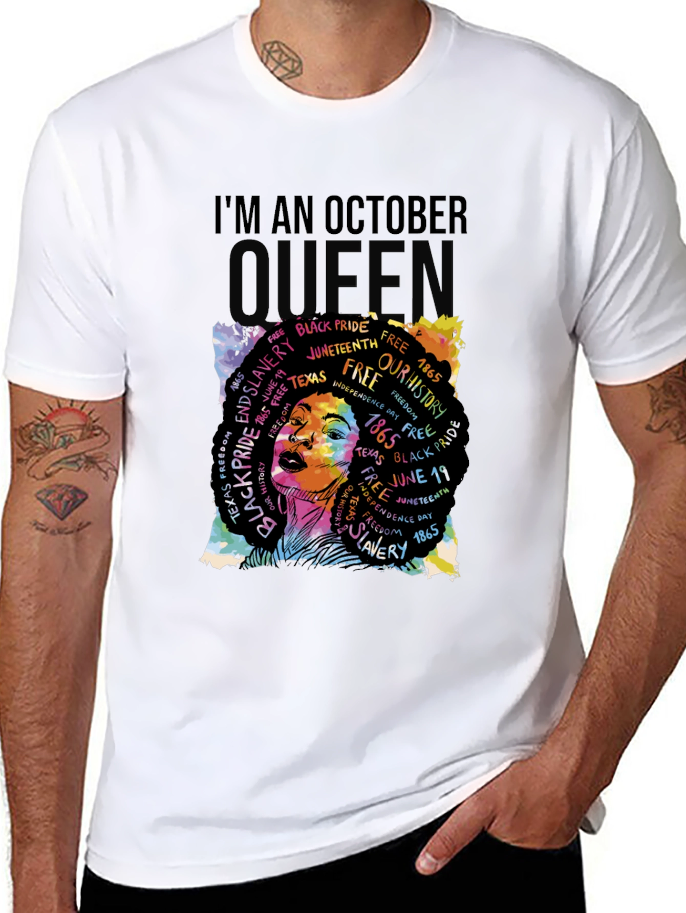 October Queen Black Pride T-Shirt