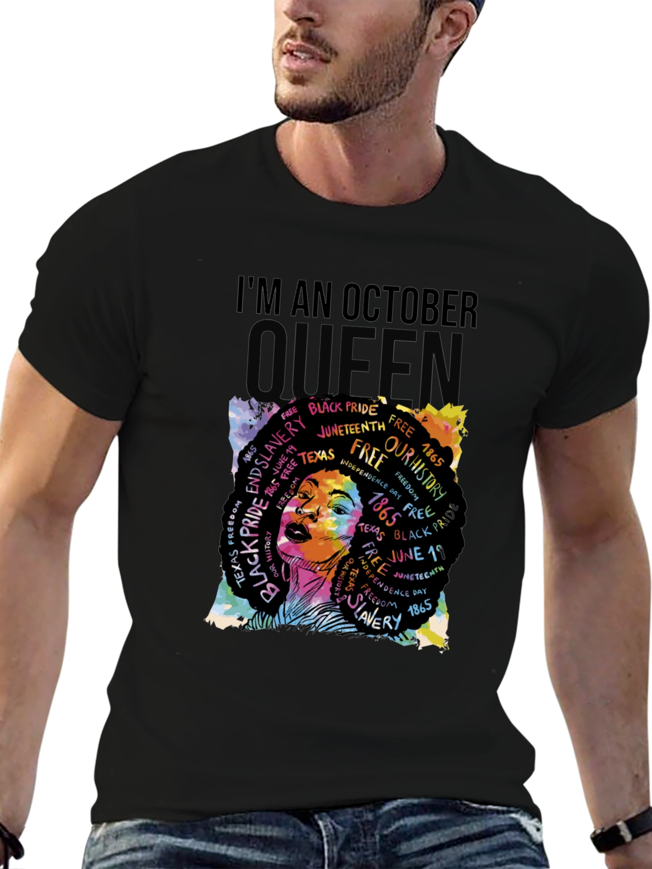 October Queen Black Pride T-Shirt