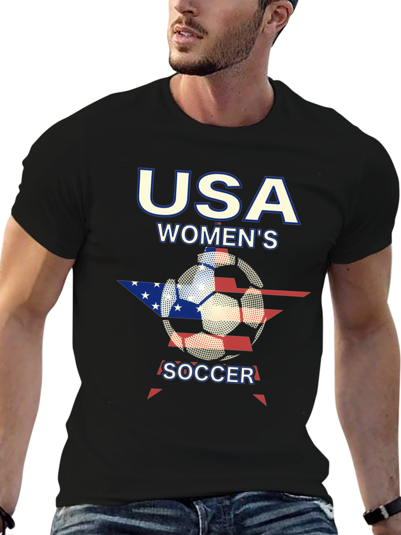 USA Womens Soccer Graphic T-Shirt