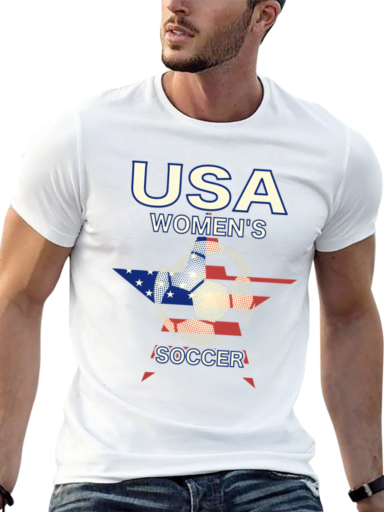 USA Womens Soccer Graphic T-Shirt