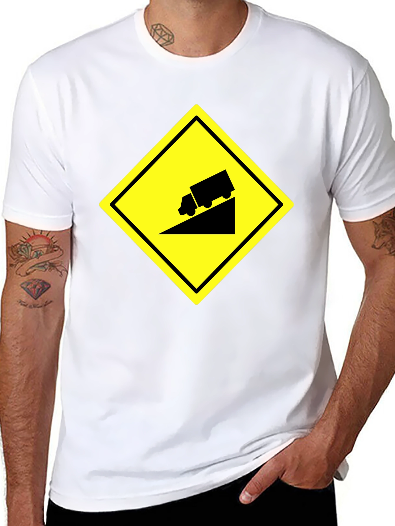 Steep Grade Truck Black T-Shirt