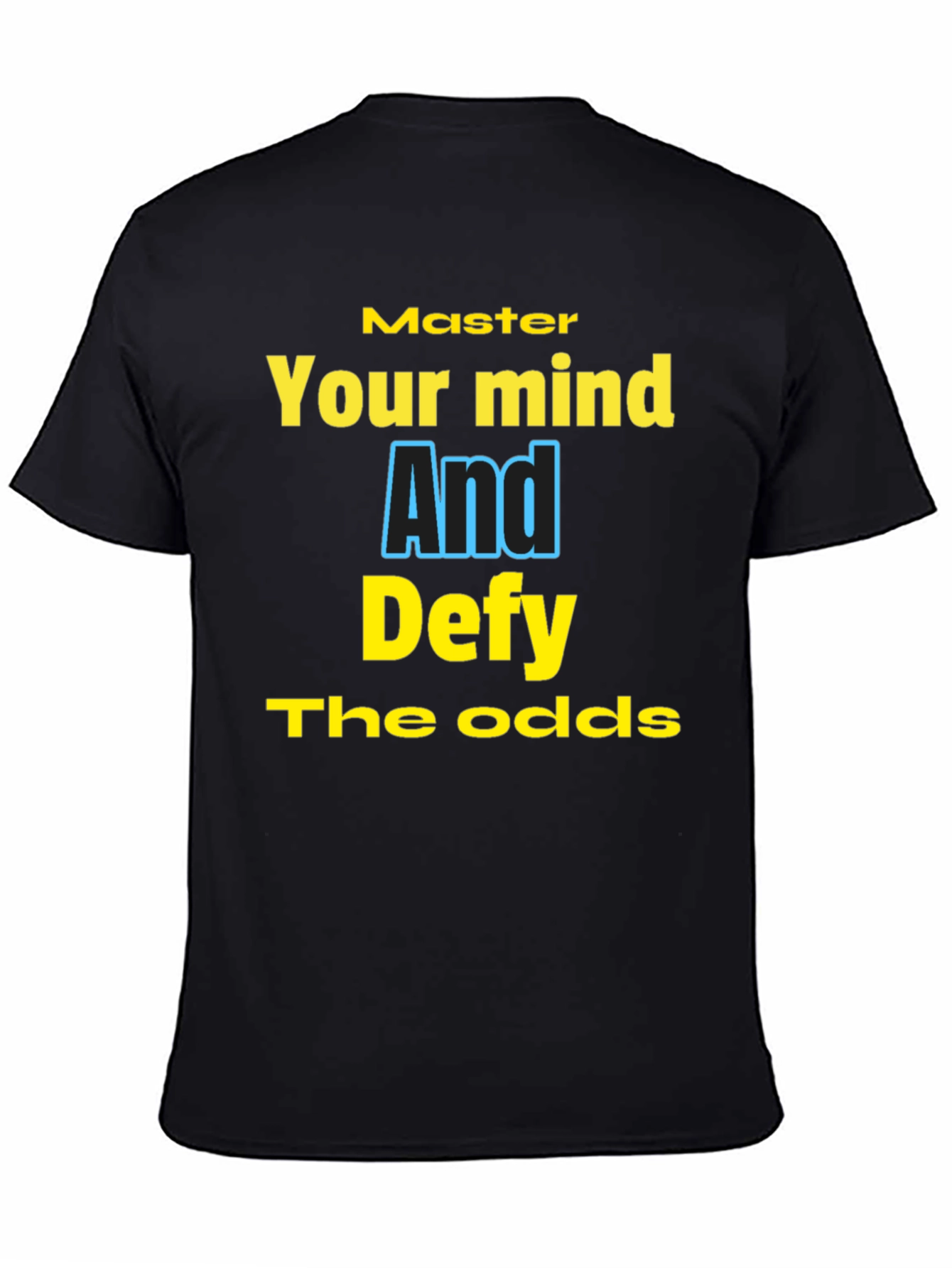 Master Your Mind T-Shirt - Motivational Black Tee