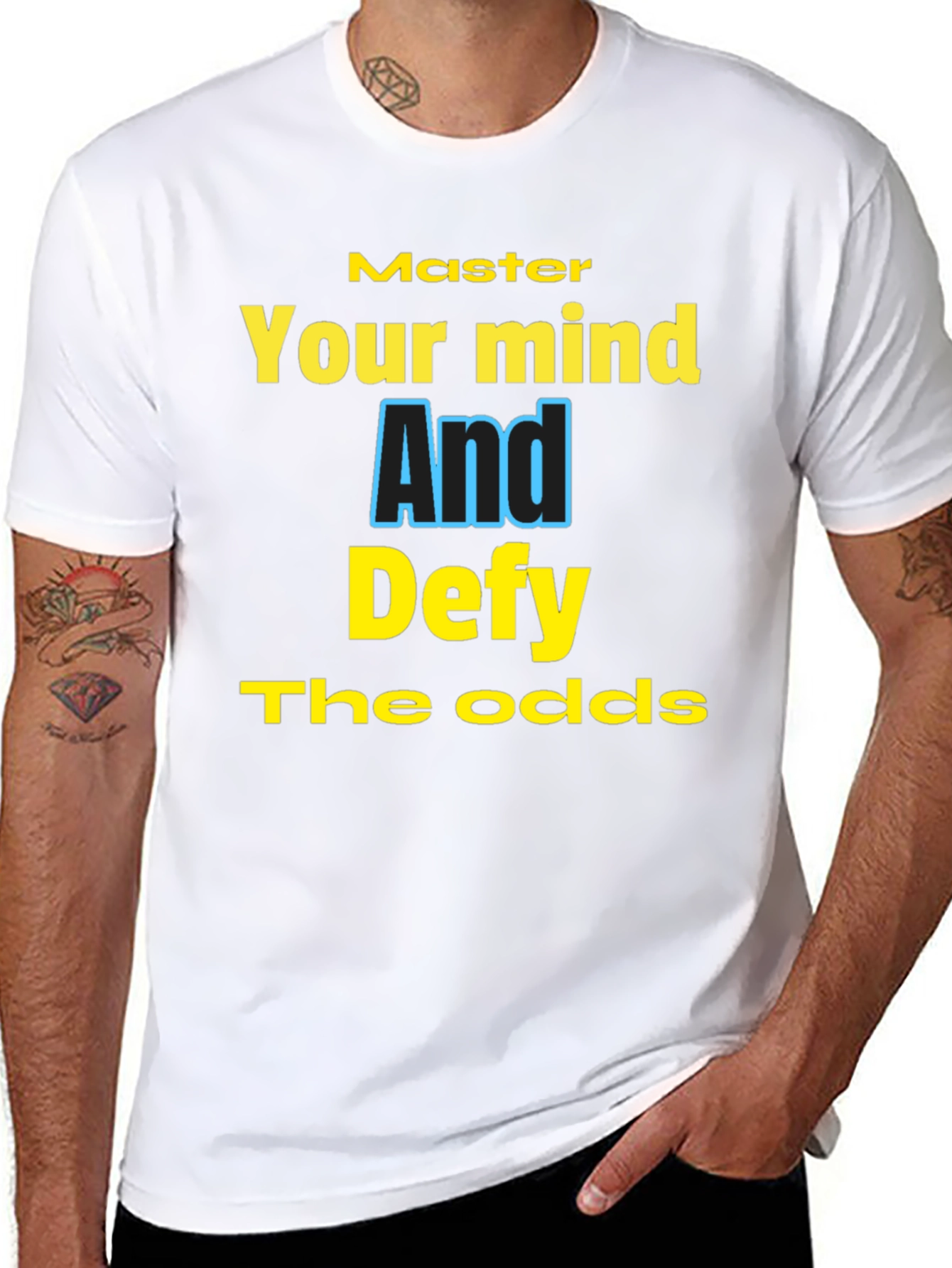 Master Your Mind T-Shirt - Motivational Black Tee