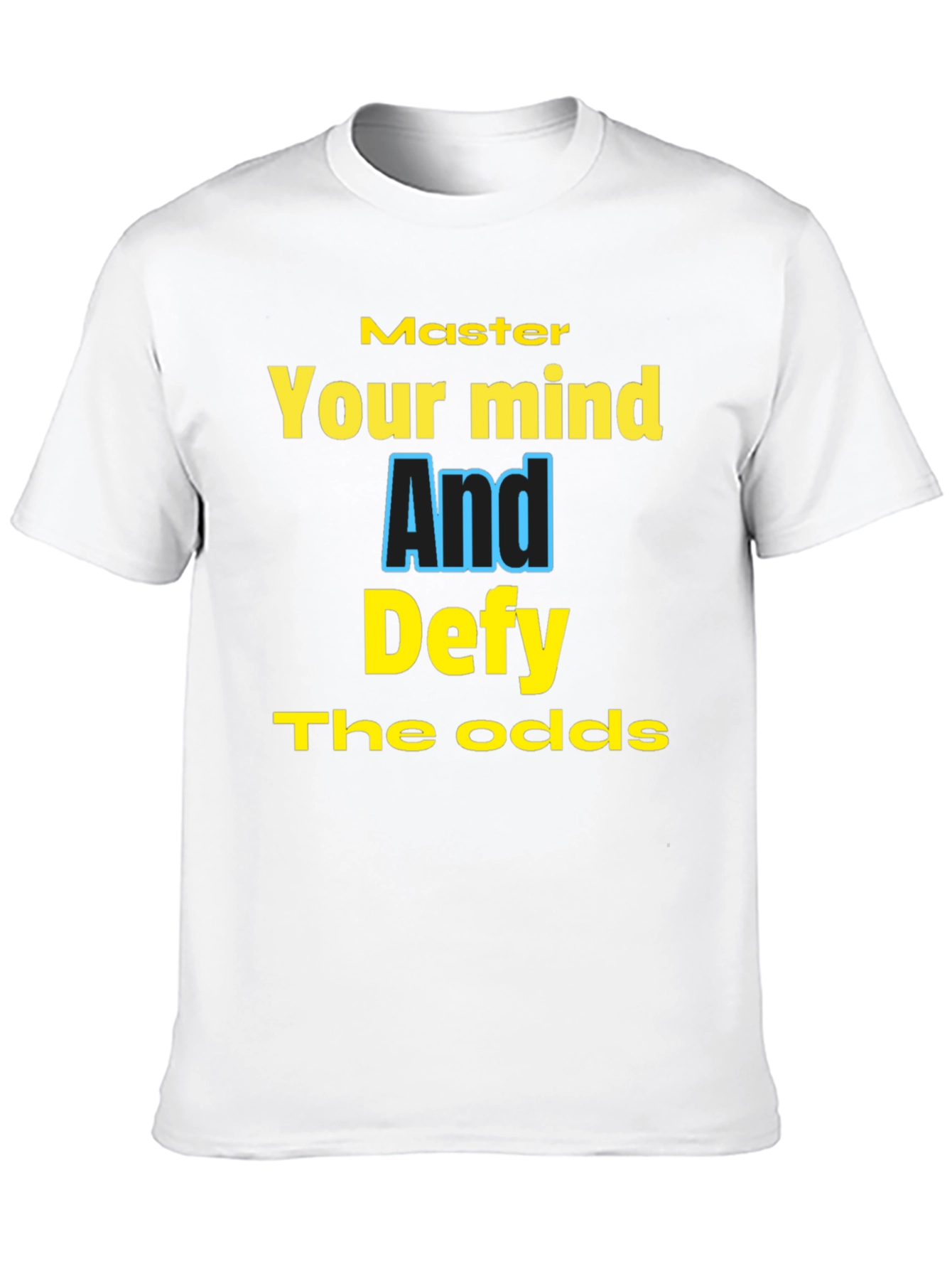 Master Your Mind T-Shirt - Motivational Black Tee