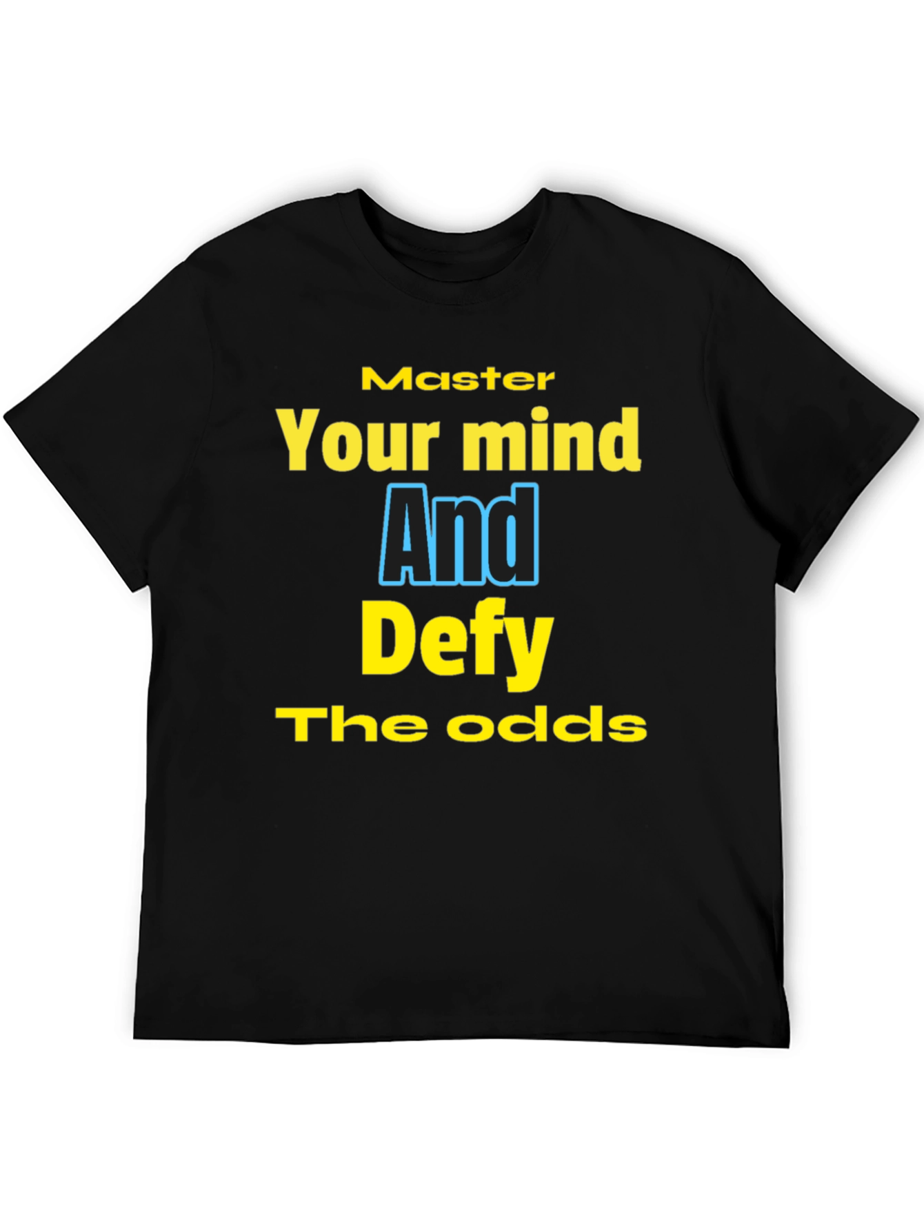 Master Your Mind T-Shirt - Motivational Black Tee