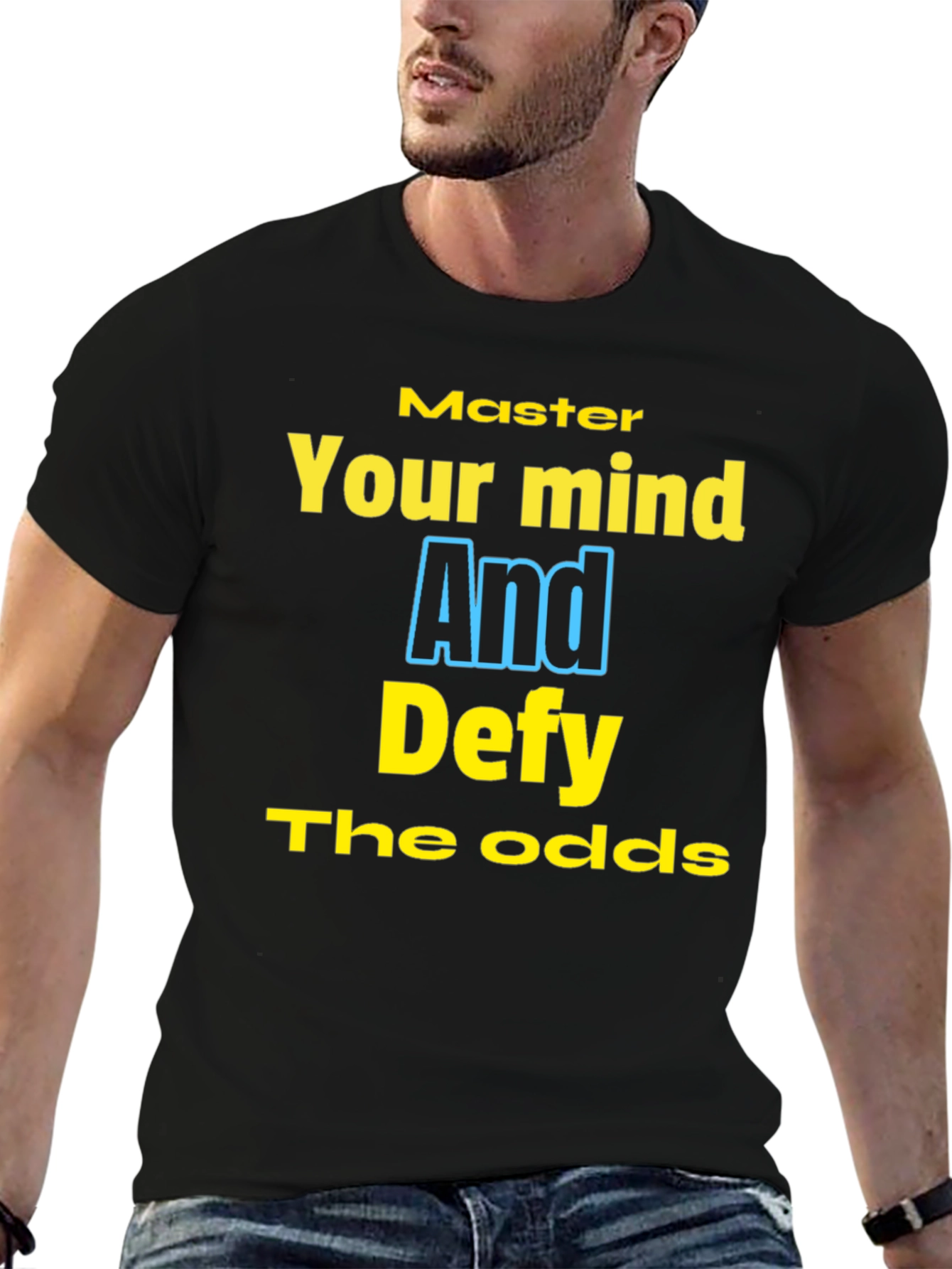 Master Your Mind T-Shirt - Motivational Black Tee
