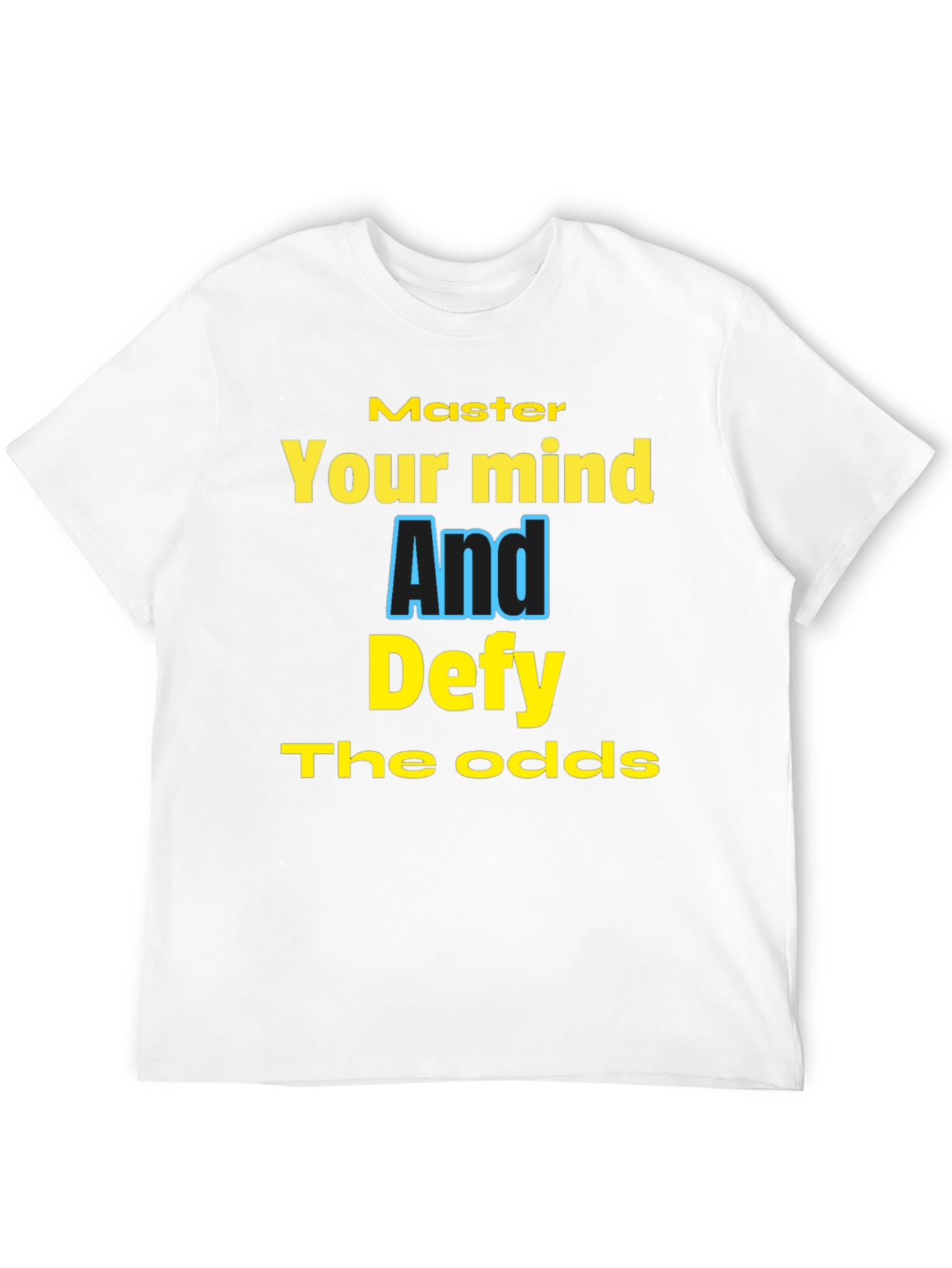 Master Your Mind T-Shirt - Motivational Black Tee