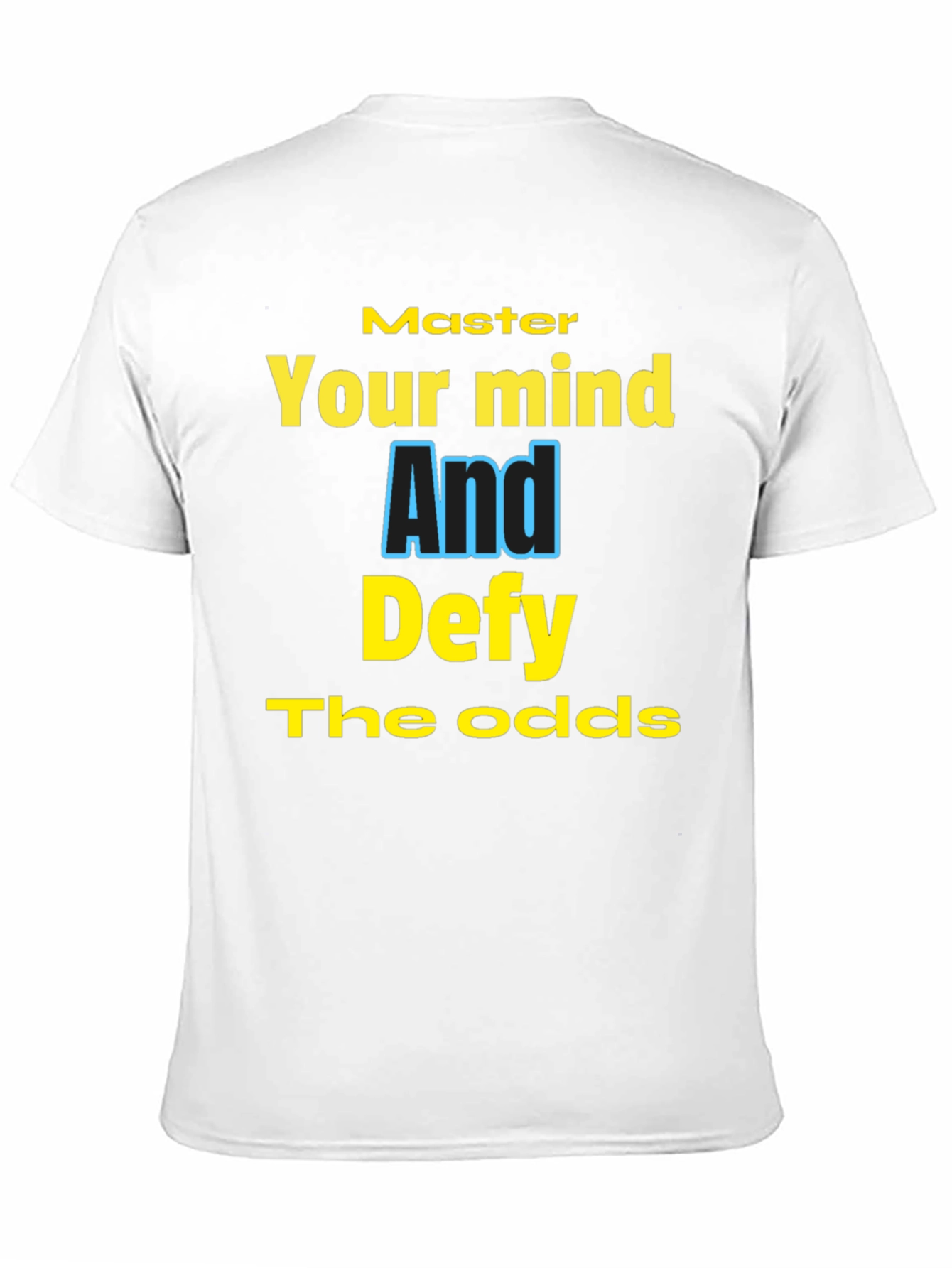Master Your Mind T-Shirt - Motivational Black Tee