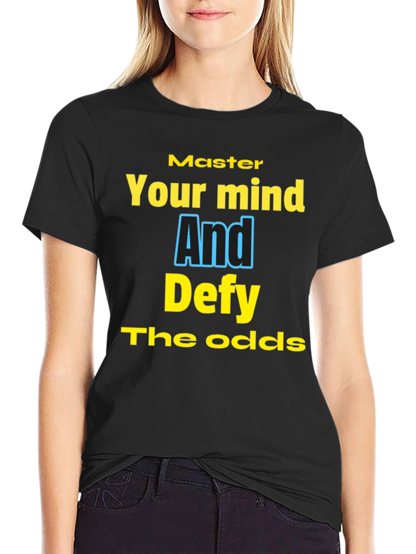 Master Your Mind T-Shirt - Motivational Black Tee