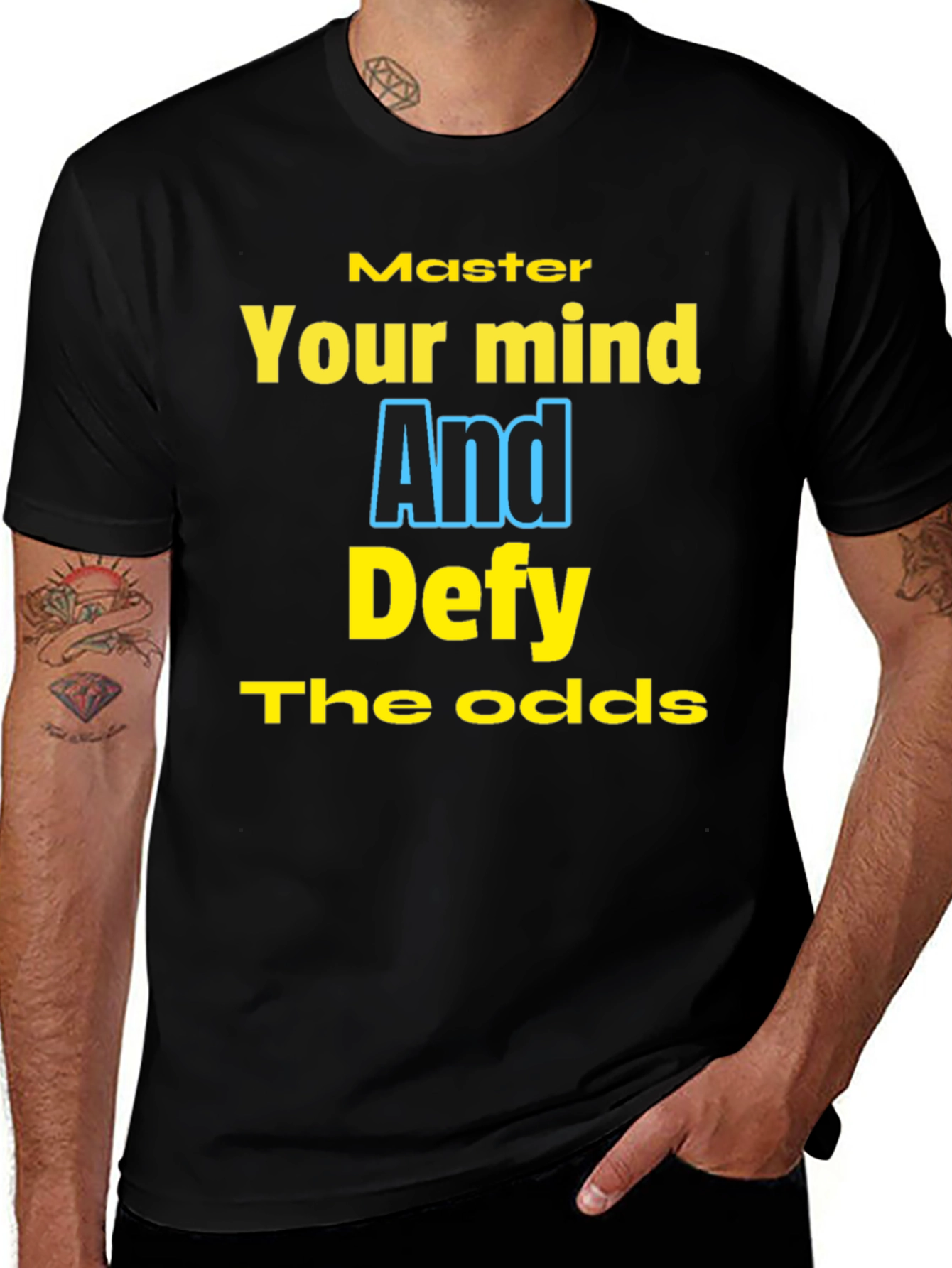 Master Your Mind T-Shirt - Motivational Black Tee