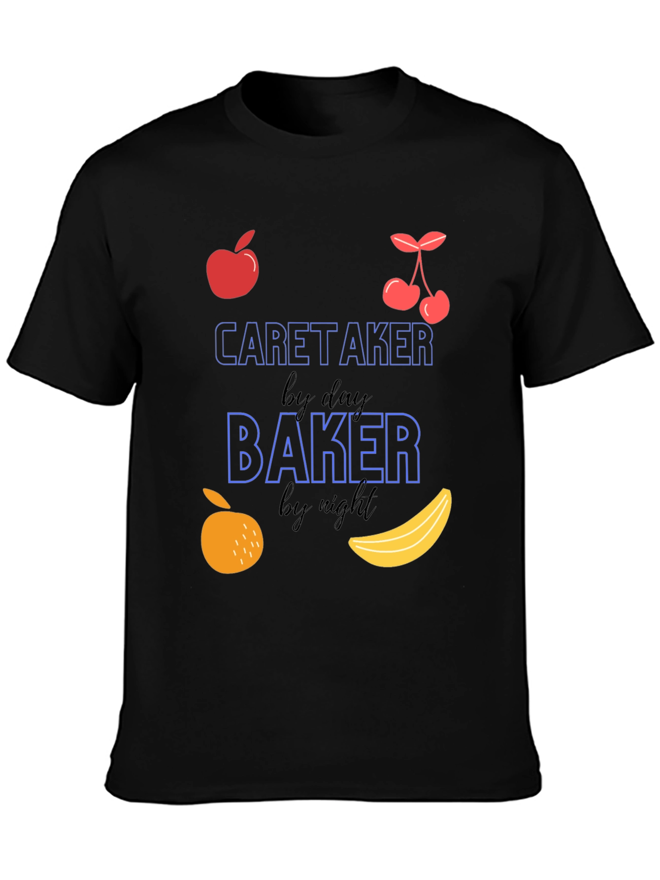Caretaker by Day Baker by Night Graphic Tee