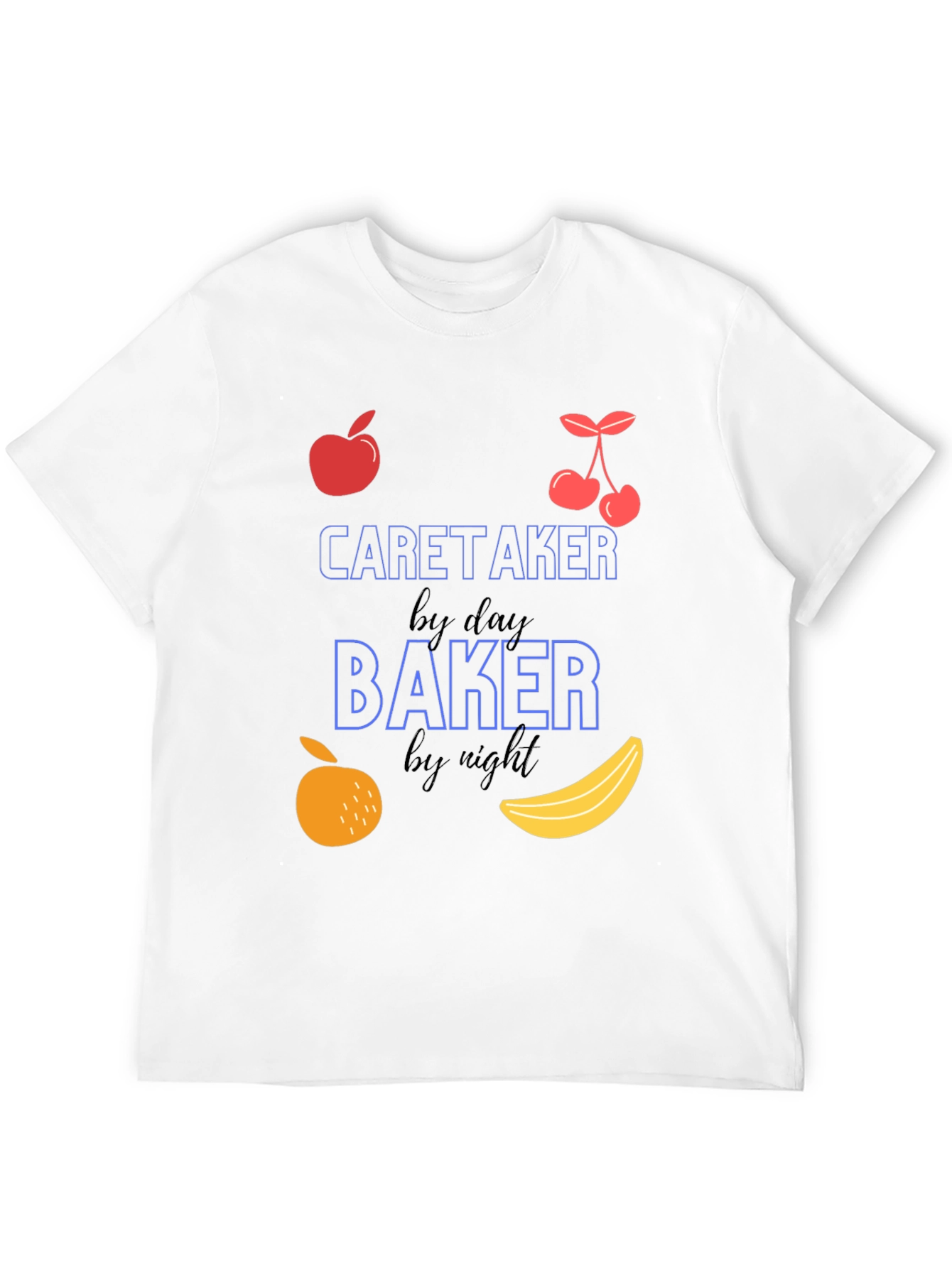 Caretaker by Day Baker by Night Graphic Tee