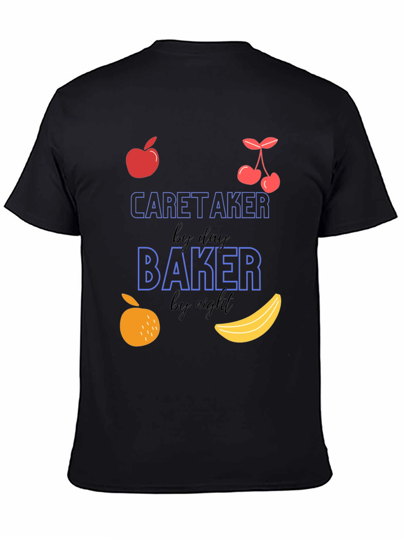 Caretaker by Day Baker by Night Graphic Tee