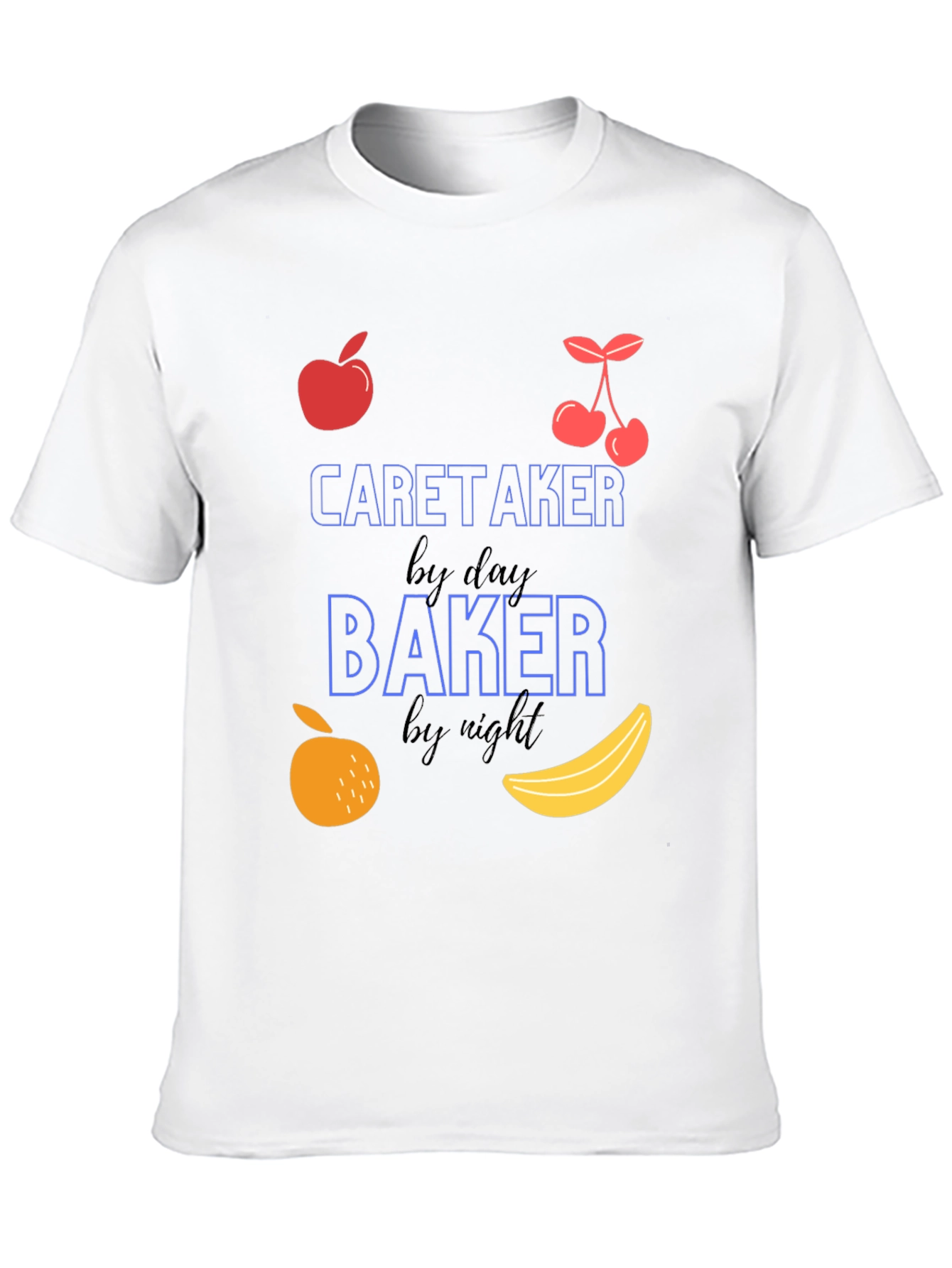 Caretaker by Day Baker by Night Graphic Tee