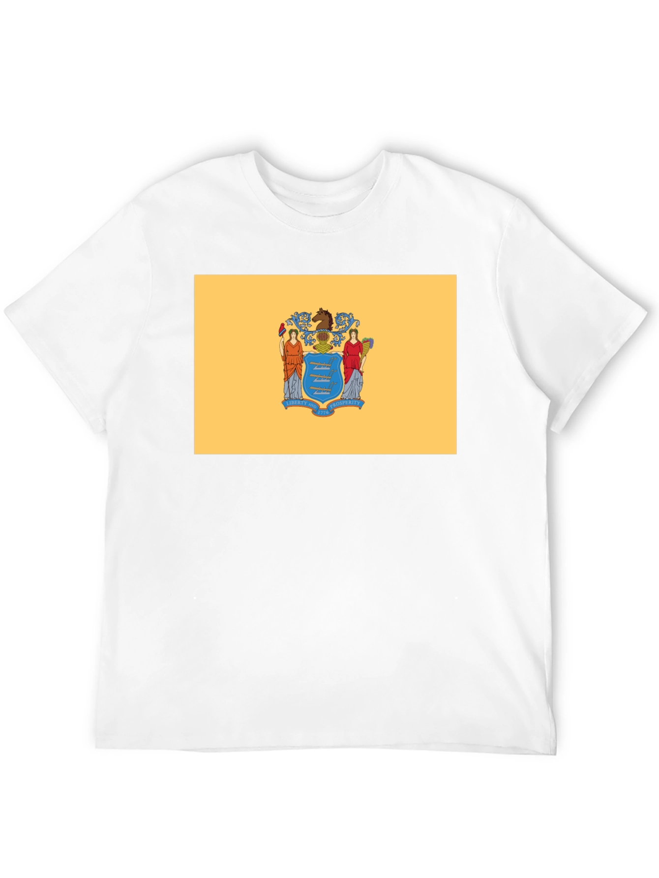 New Jersey Flag Graphic T-Shirt