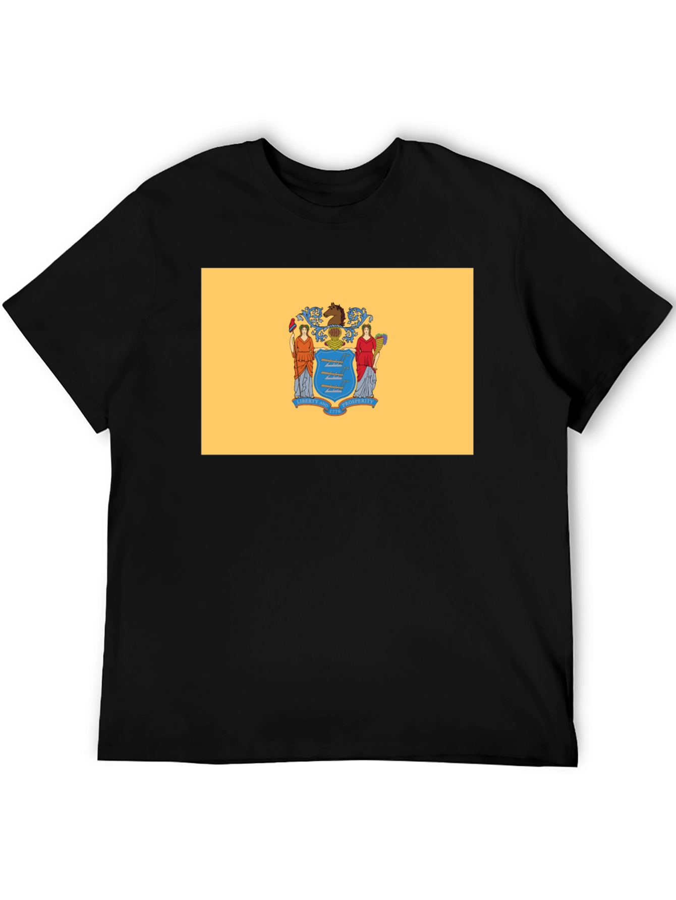 New Jersey Flag Graphic T-Shirt