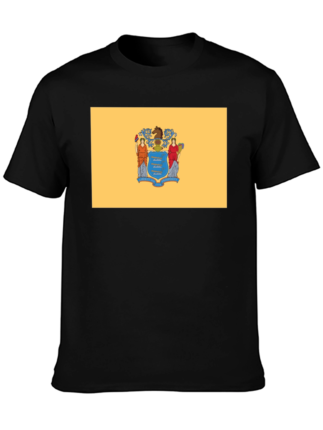 New Jersey Flag Graphic T-Shirt