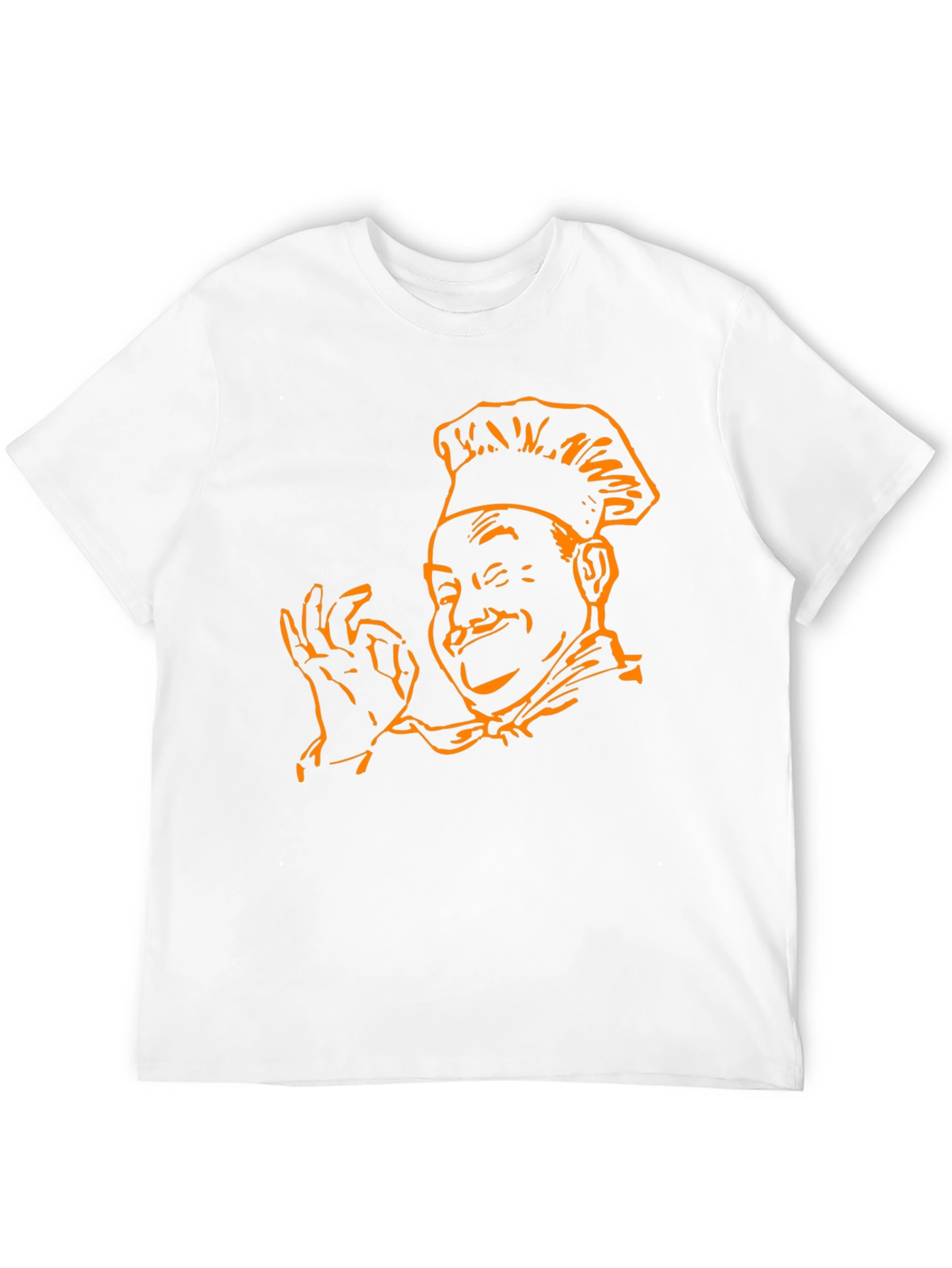 Chef Kiss Graphic Tee - Black Cotton Blend