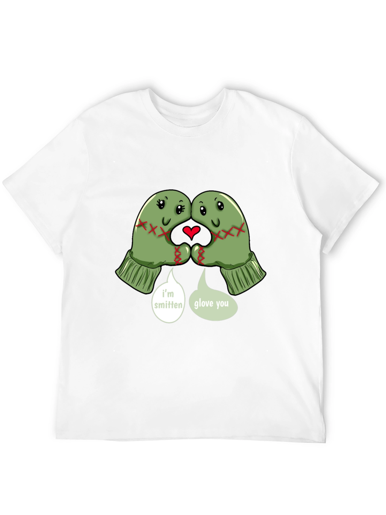 Smitten Glove You Graphic Tee - Cute Winter T-Shirt