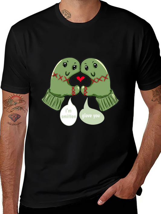 Smitten Glove You Graphic Tee - Cute Winter T-Shirt