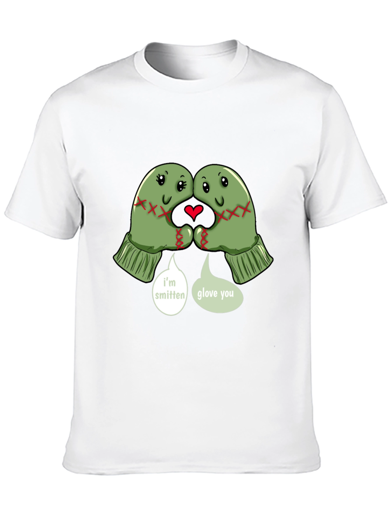 Smitten Glove You Graphic Tee - Cute Winter T-Shirt