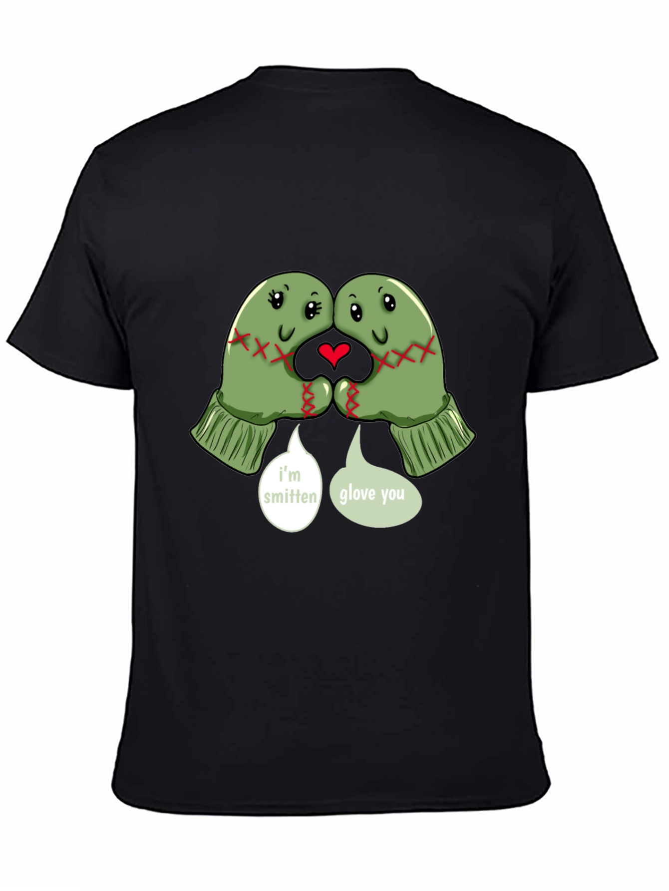 Smitten Glove You Graphic Tee - Cute Winter T-Shirt