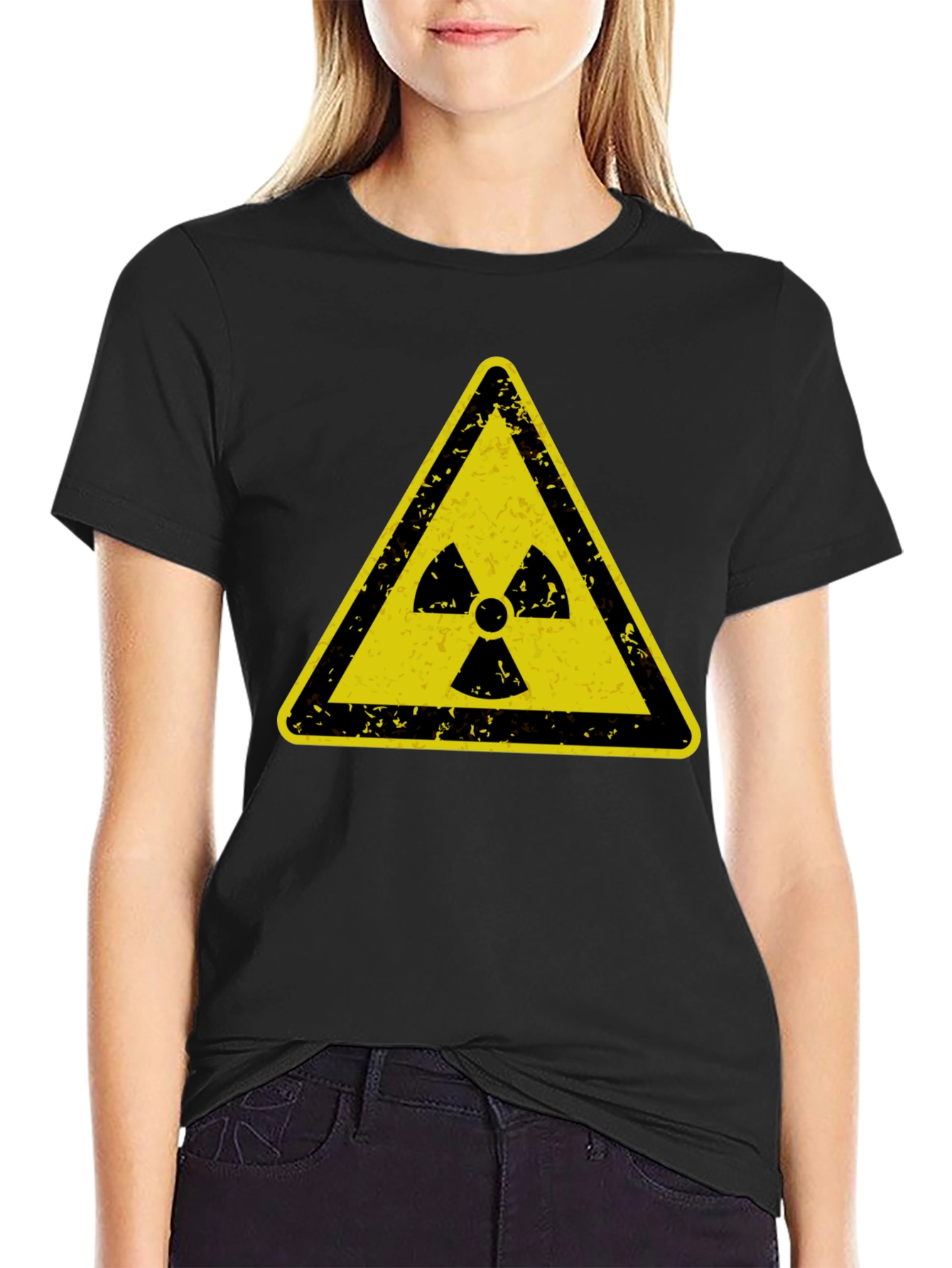 Radioactive Symbol T-Shirt - Black