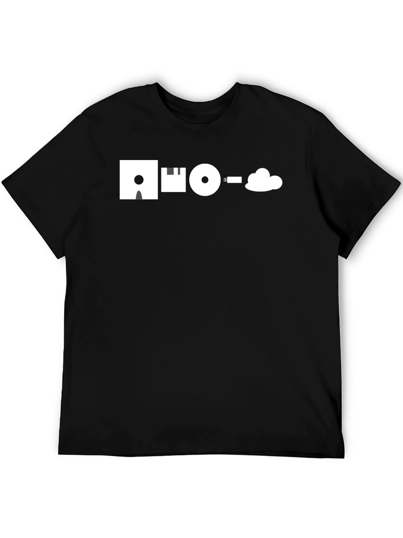 Data Evolution T-Shirt - Floppy to Cloud