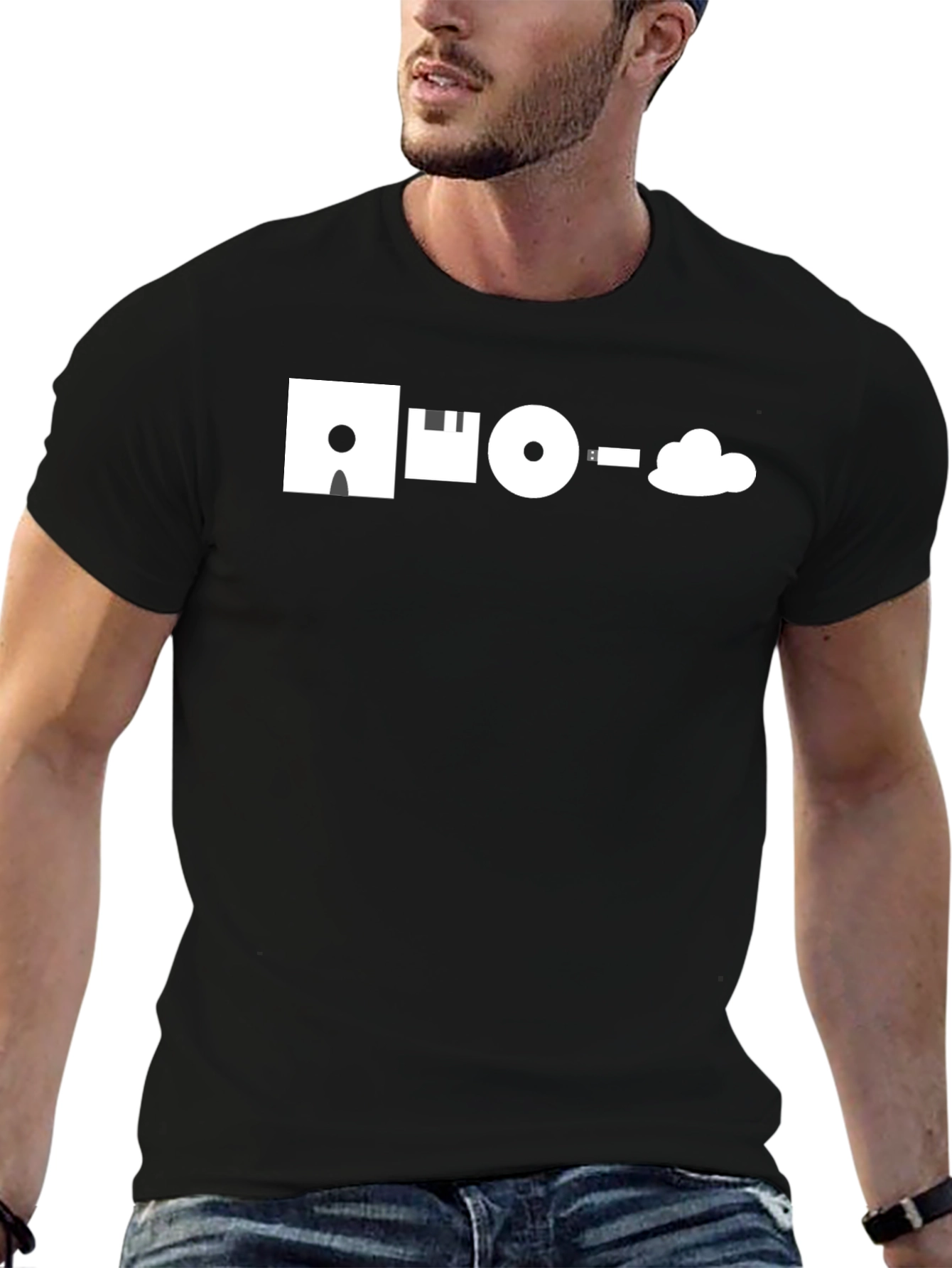 Data Evolution T-Shirt - Floppy to Cloud