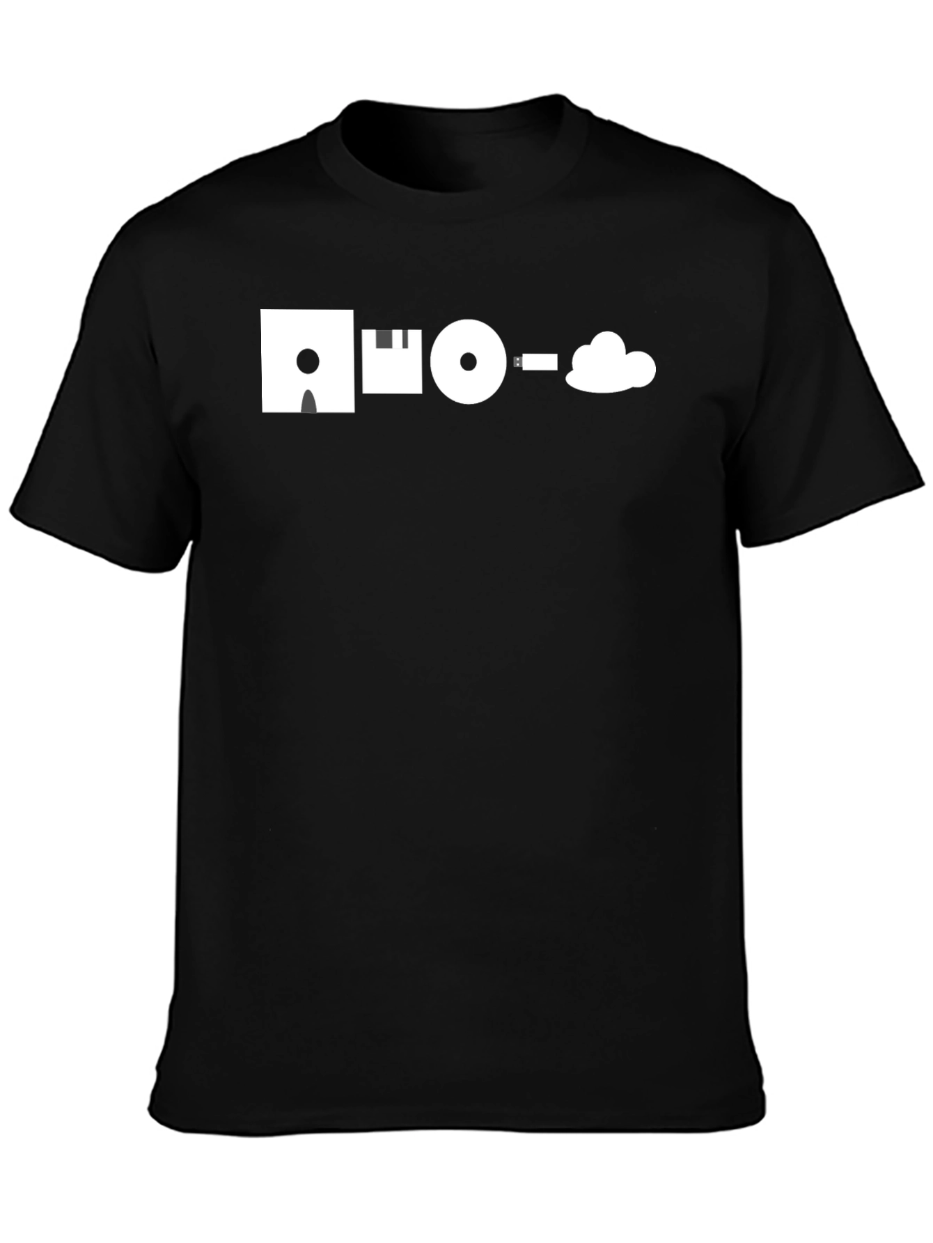 Data Evolution T-Shirt - Floppy to Cloud