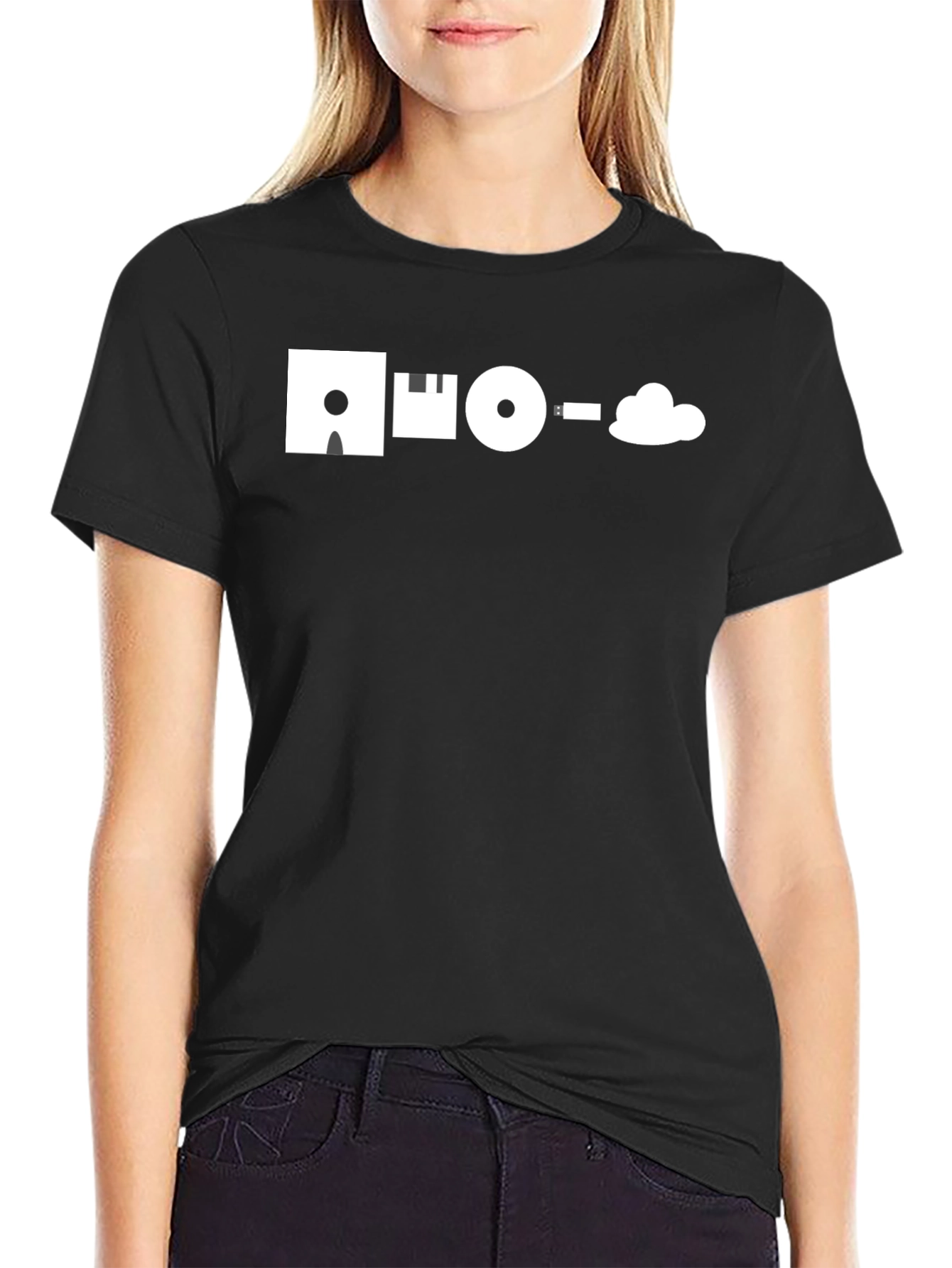 Data Evolution T-Shirt - Floppy to Cloud