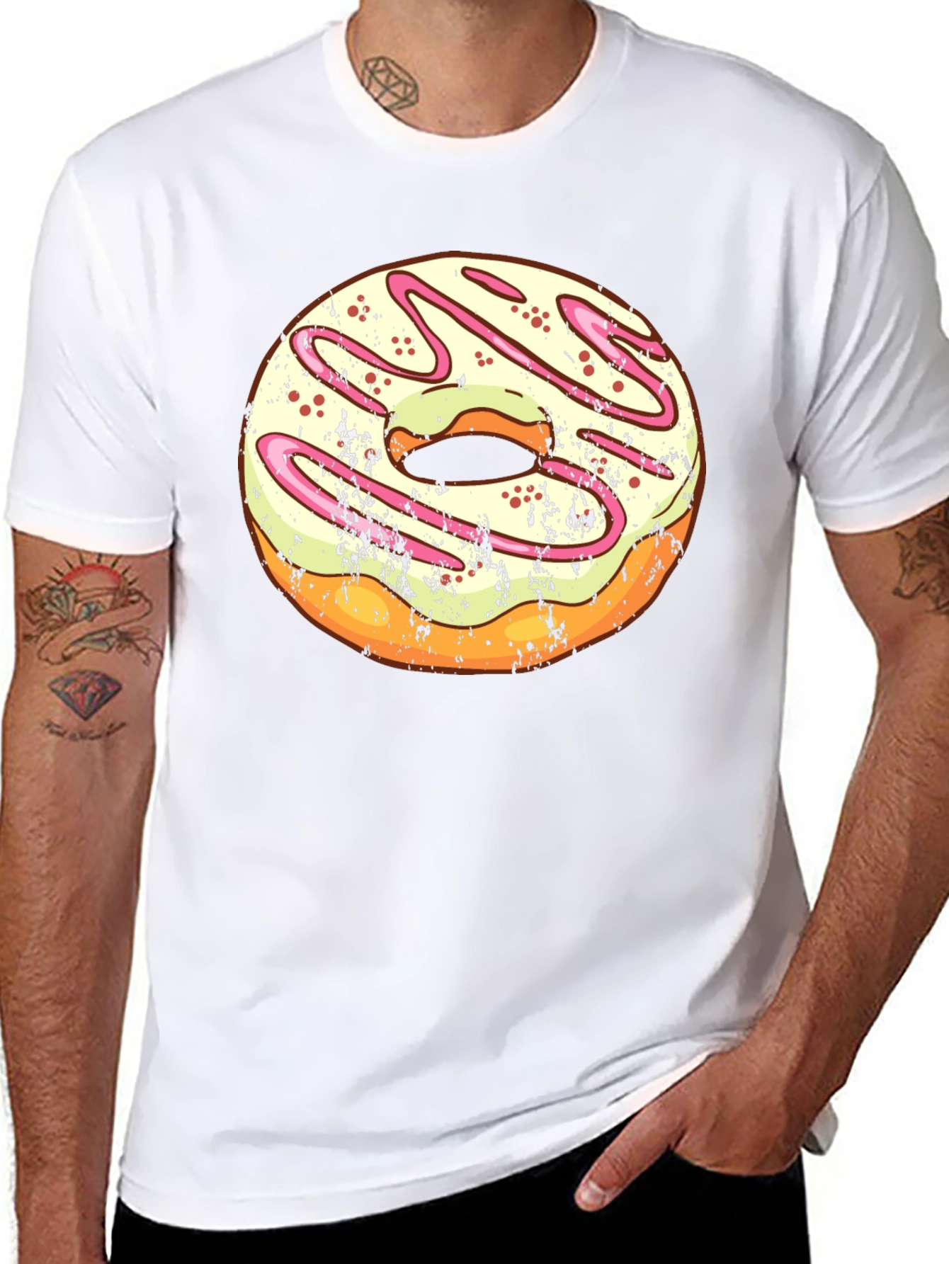 Donut Graphic Tee - Funny Foodie T-Shirt