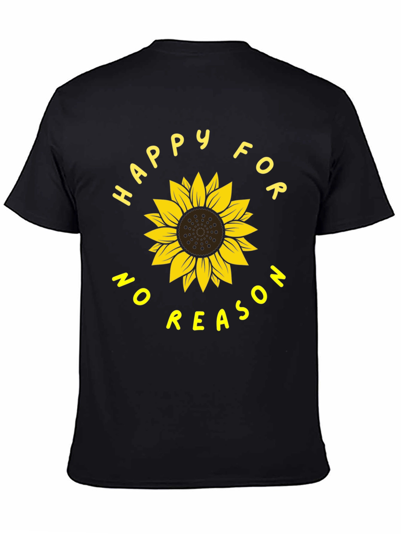 Happy For No Reason Sunflower Graphic Tee