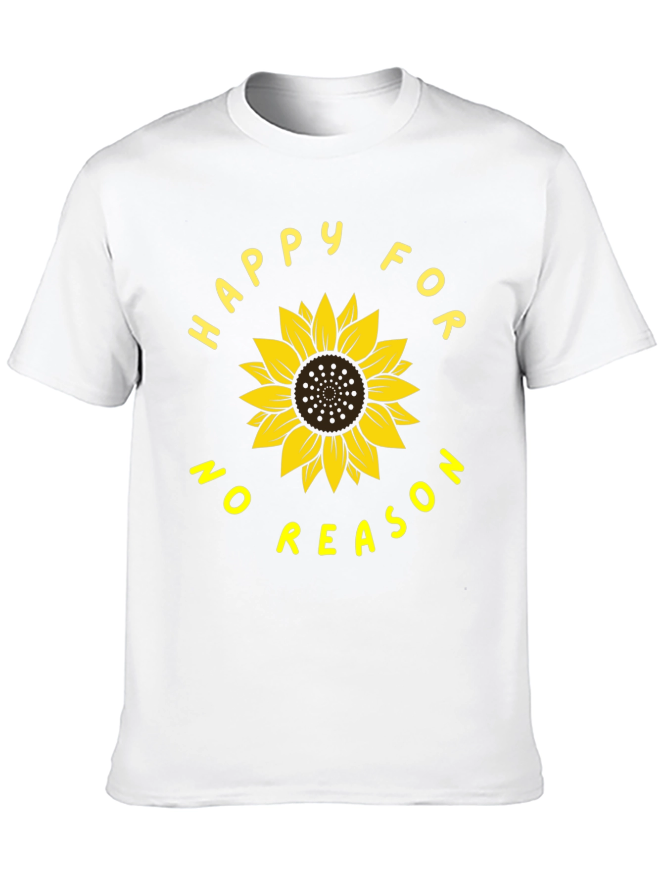 Happy For No Reason Sunflower Graphic Tee
