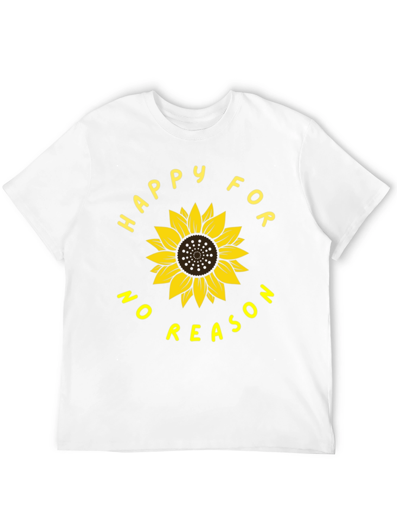 Happy For No Reason Sunflower Graphic Tee
