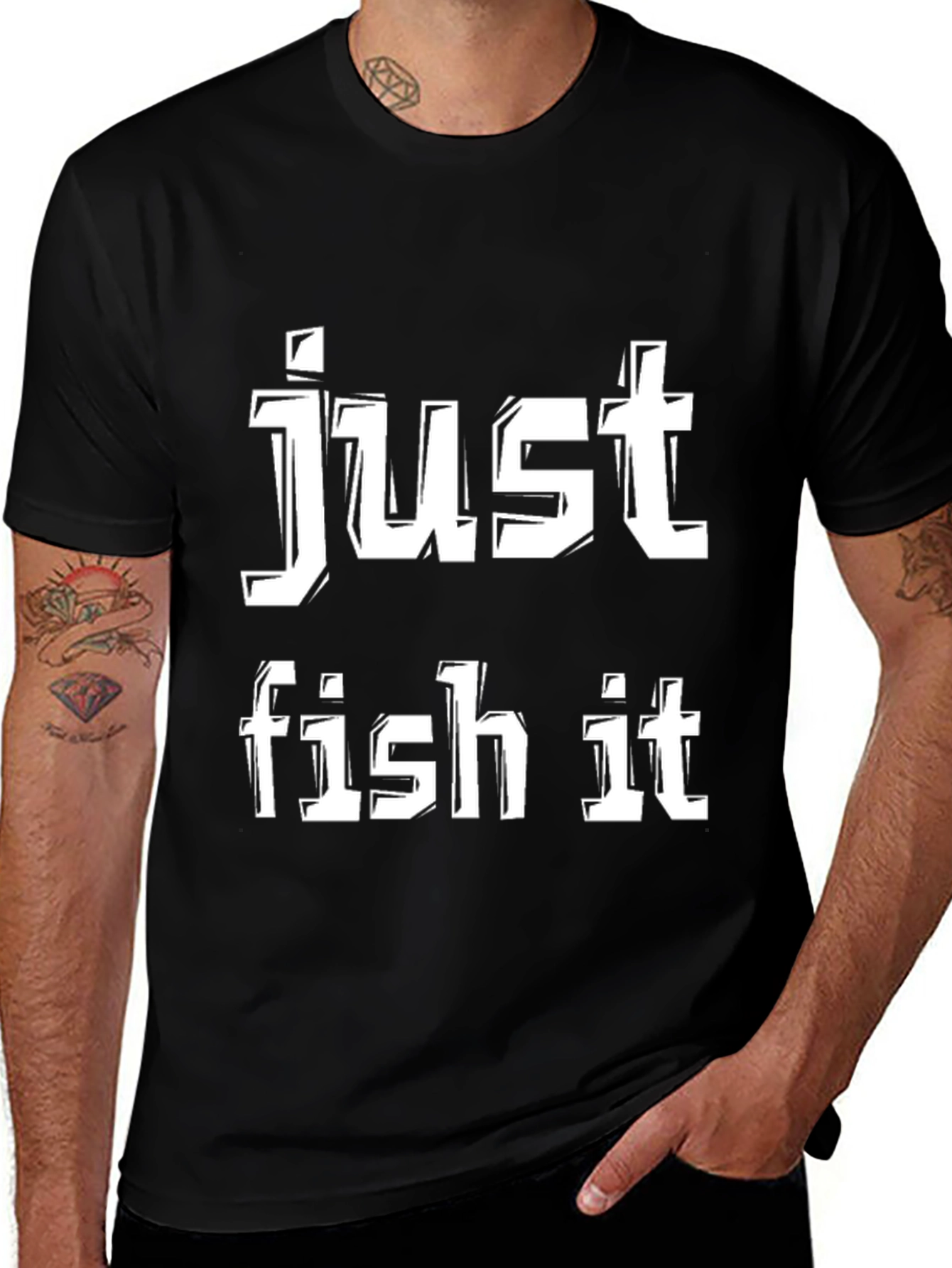 Just Fish It Graphic T-Shirt