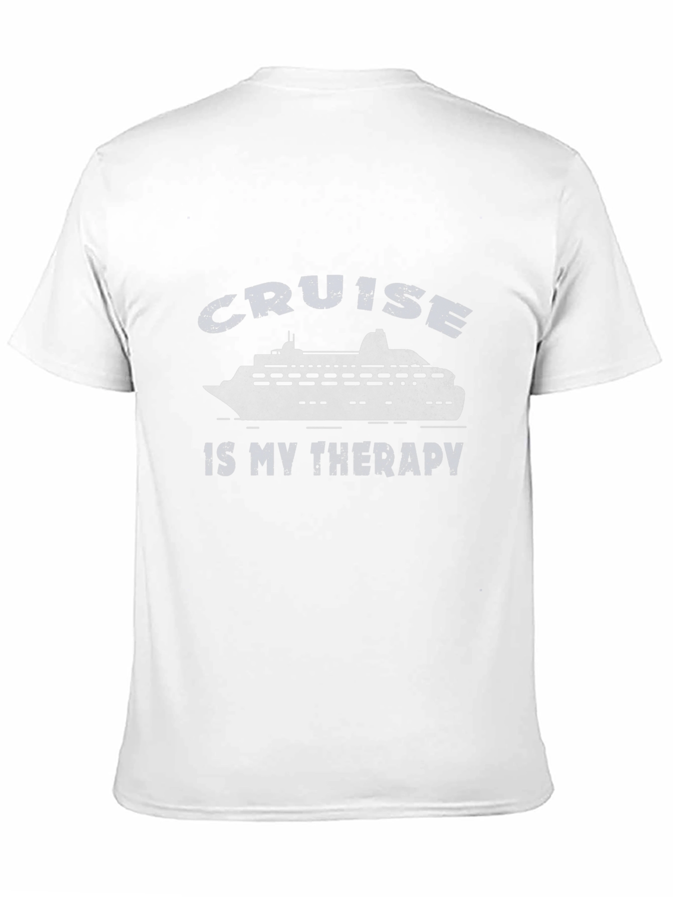 Cruise Is My Therapy T-Shirt - Black Graphic Tee