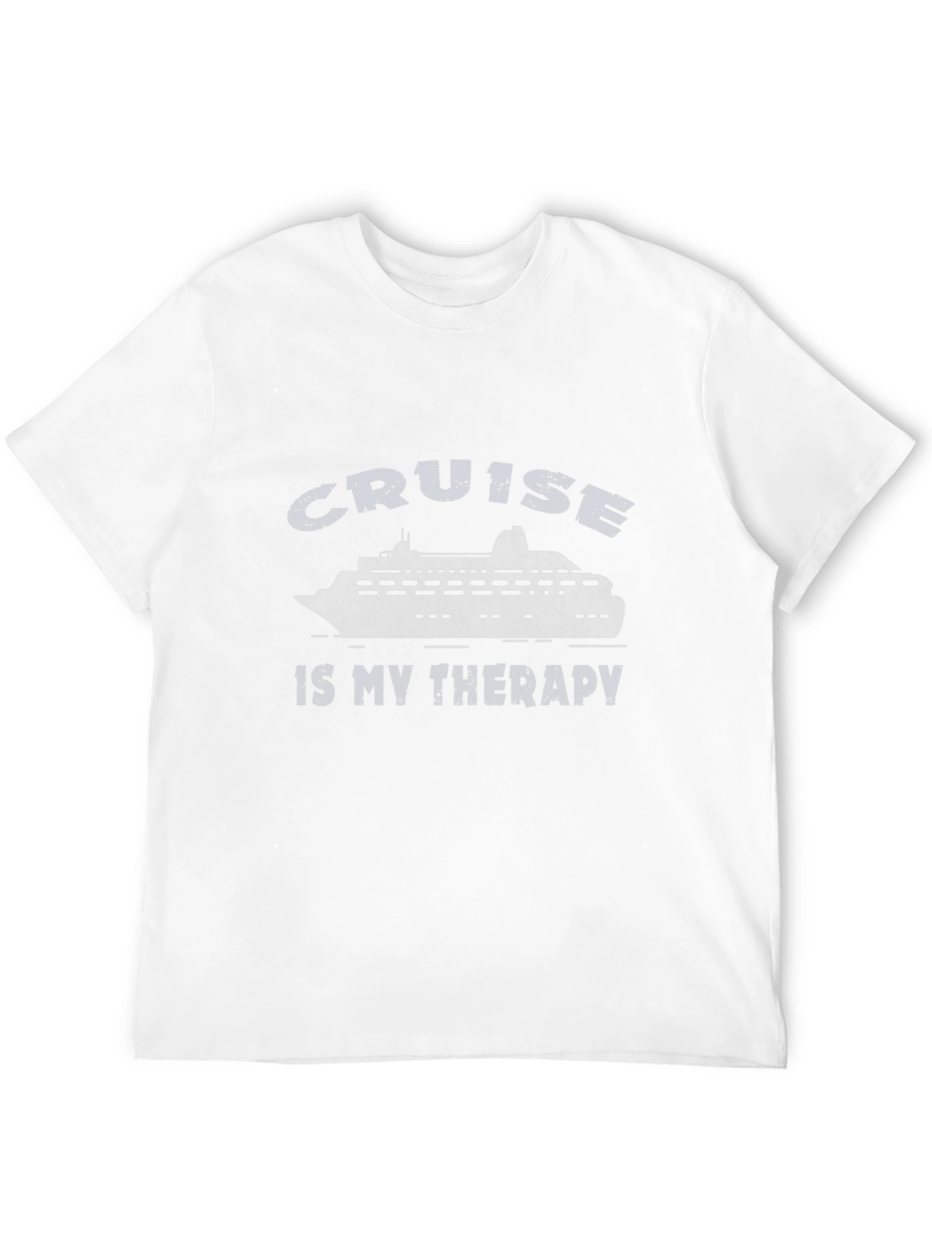 Cruise Is My Therapy T-Shirt - Black Graphic Tee
