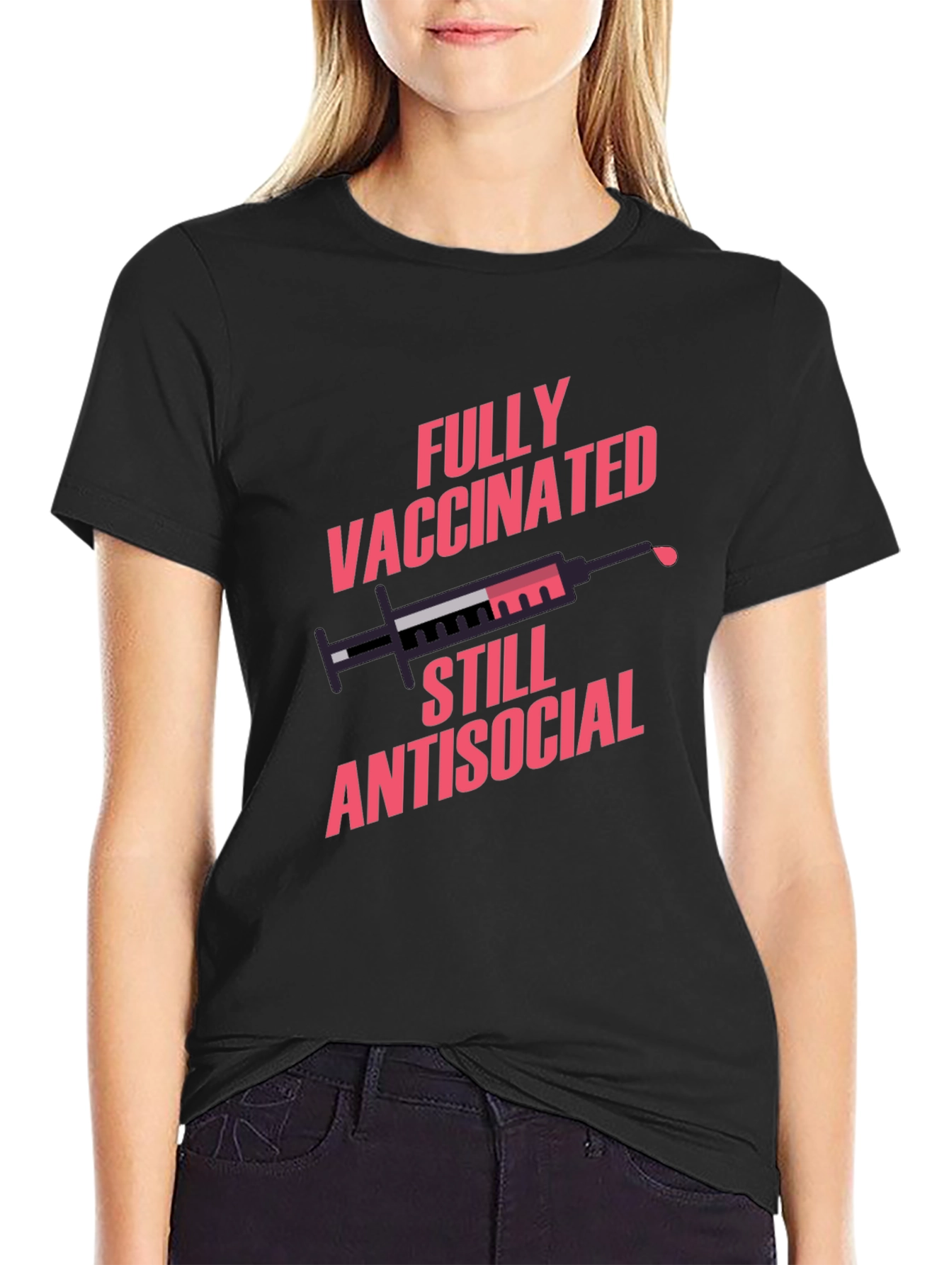 Fully Vaccinated Antisocial Graphic Tee