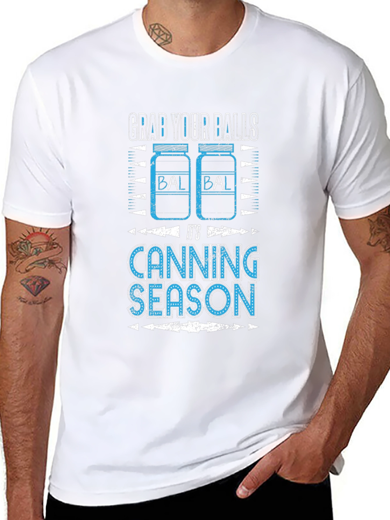 Grab Your Balls Canning Season T-Shirt Funny Graphic Tee