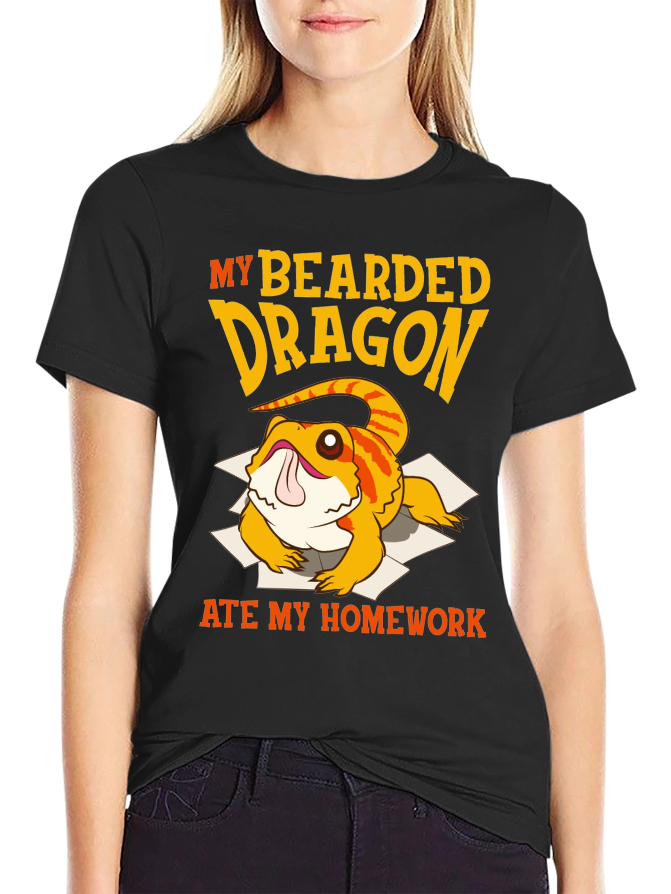 Bearded Dragon Homework T-Shirt