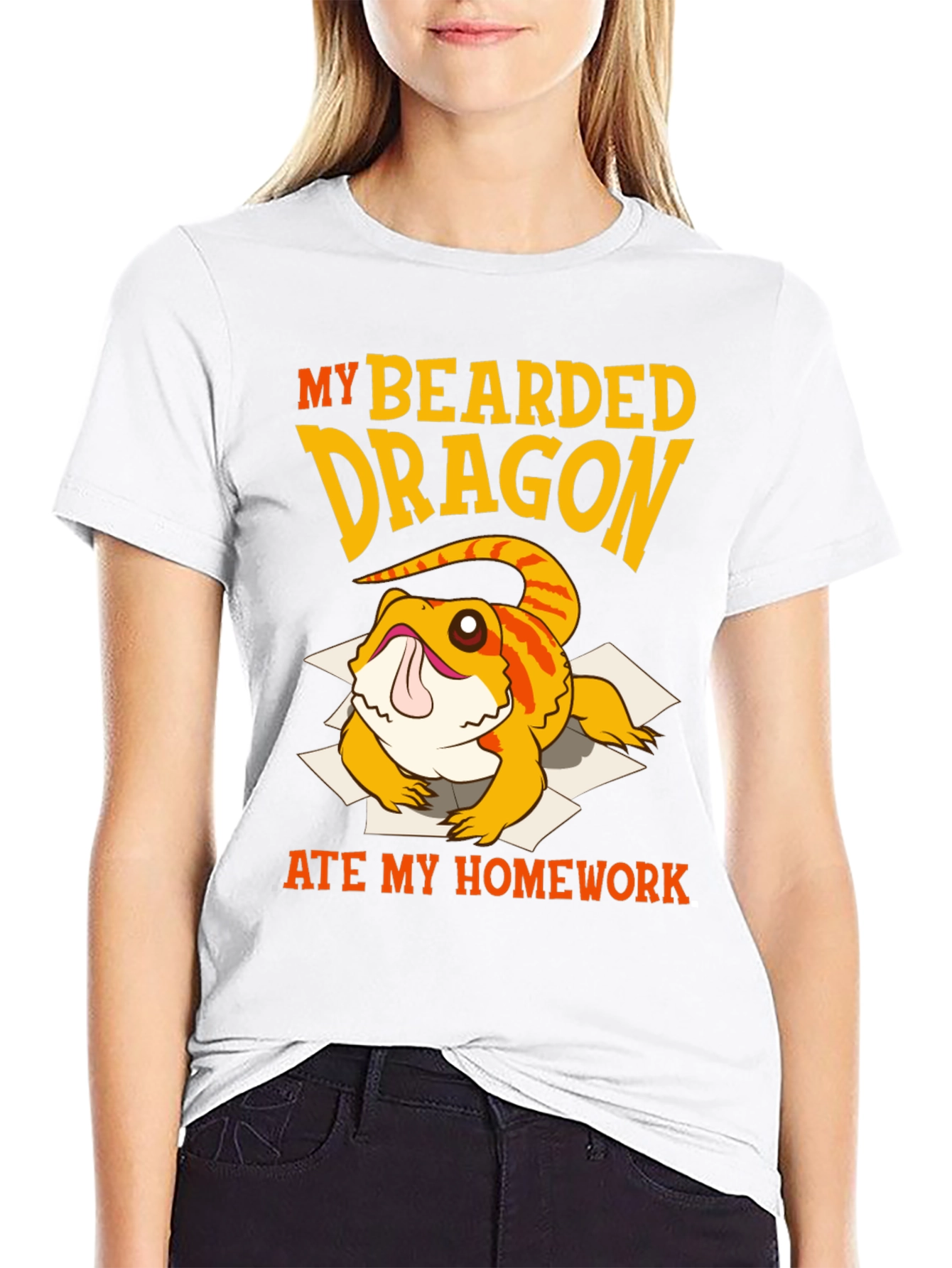 Bearded Dragon Homework T-Shirt