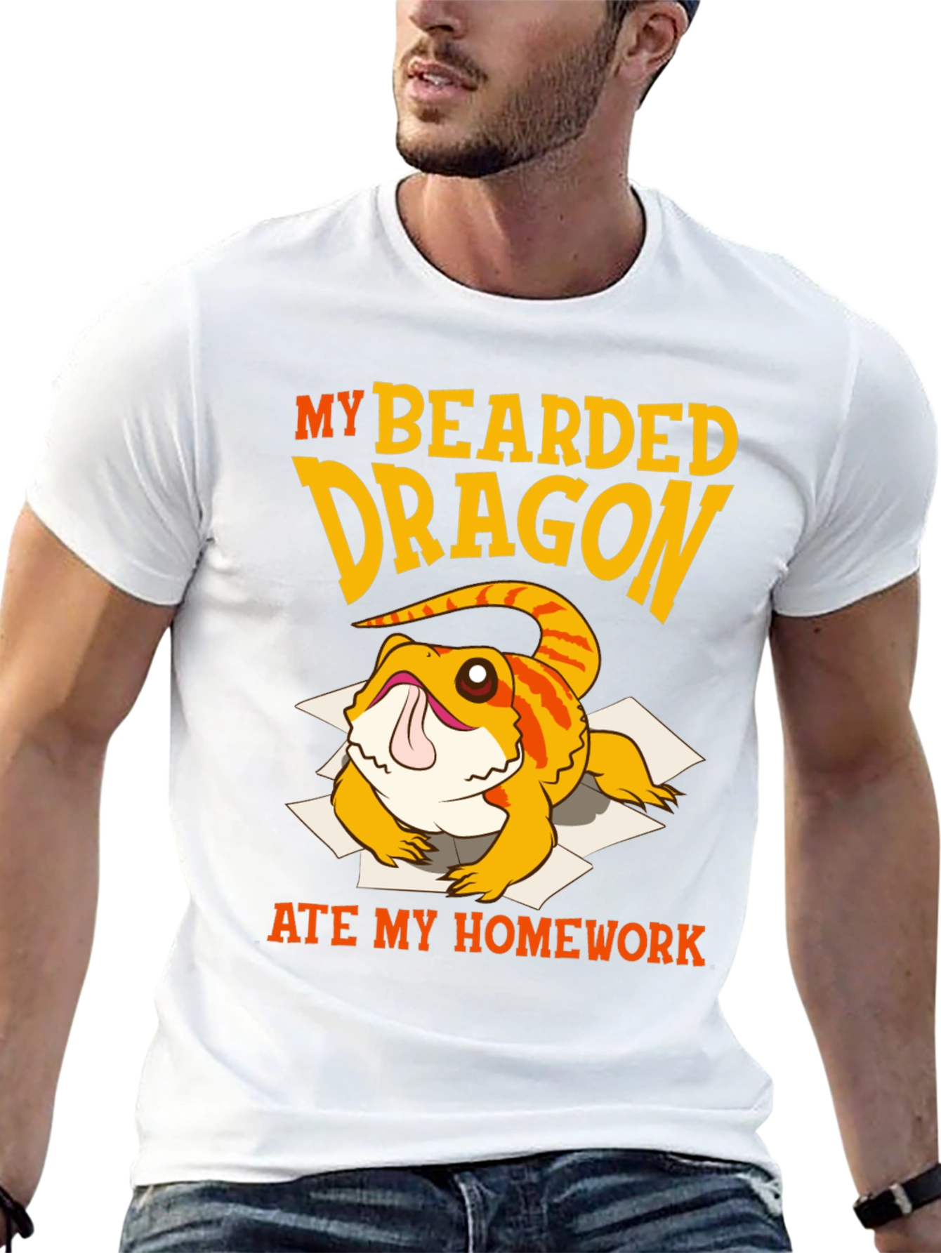 Bearded Dragon Homework T-Shirt
