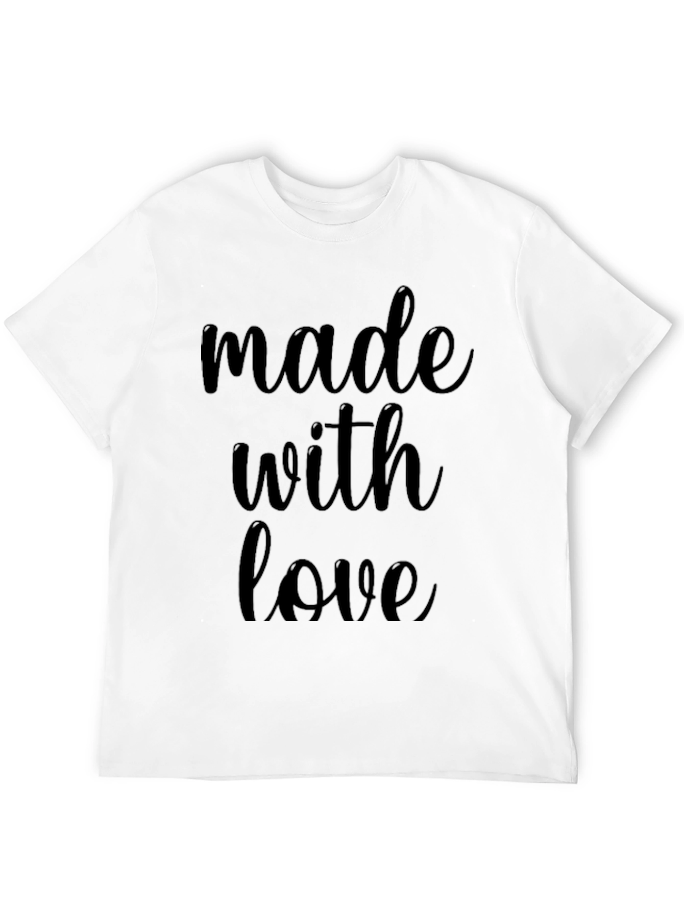 Made With Love Graphic Tee - Black