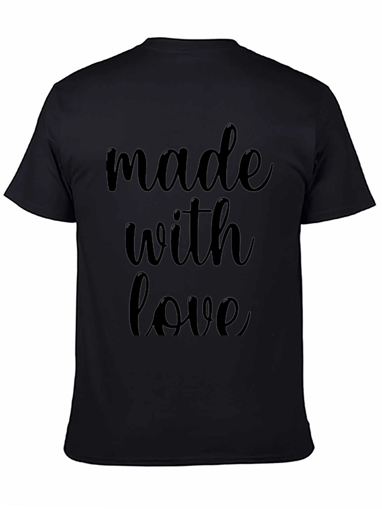 Made With Love Graphic Tee - Black