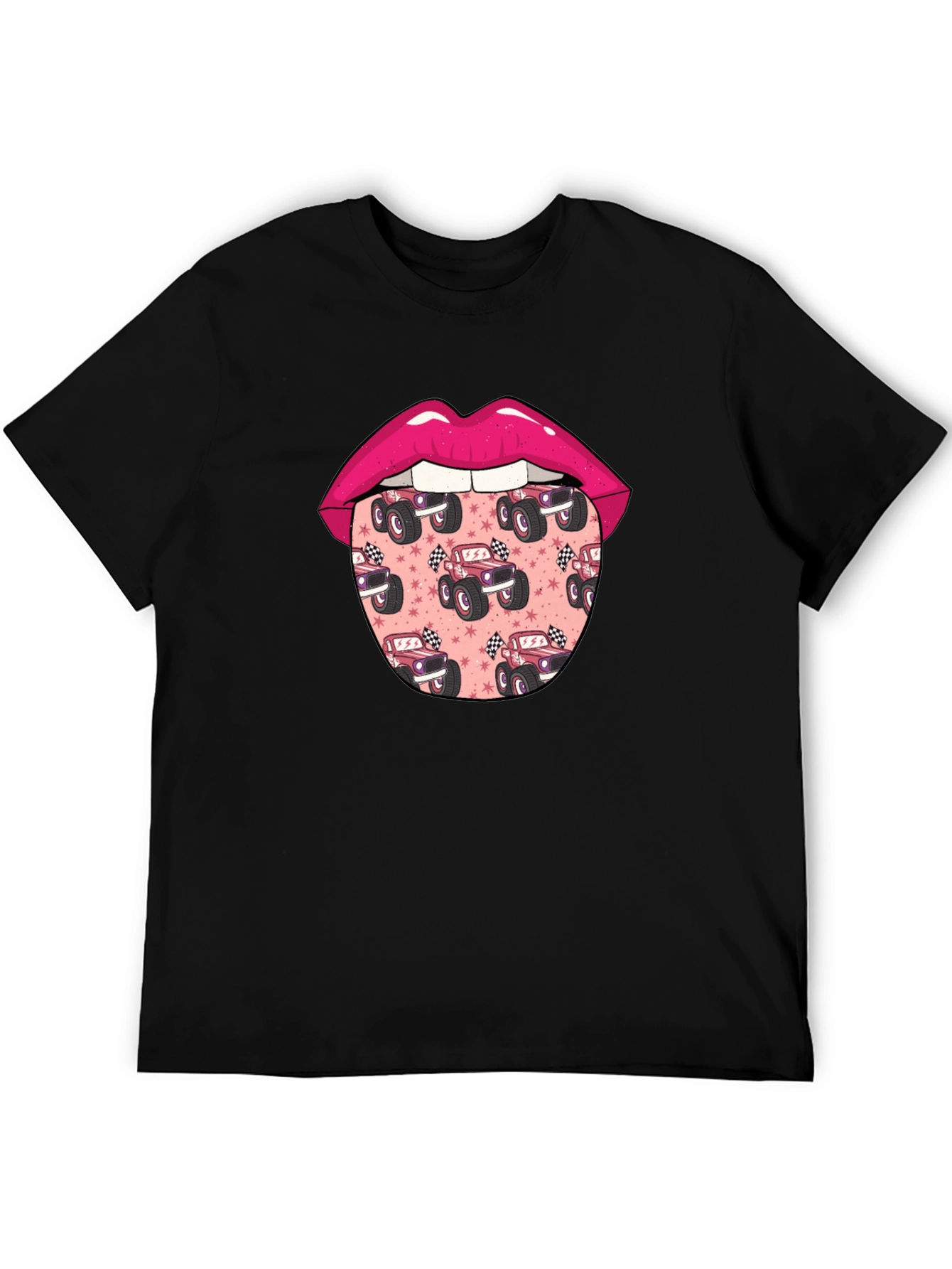 Monster Truck Lips Graphic Tee - Unisex