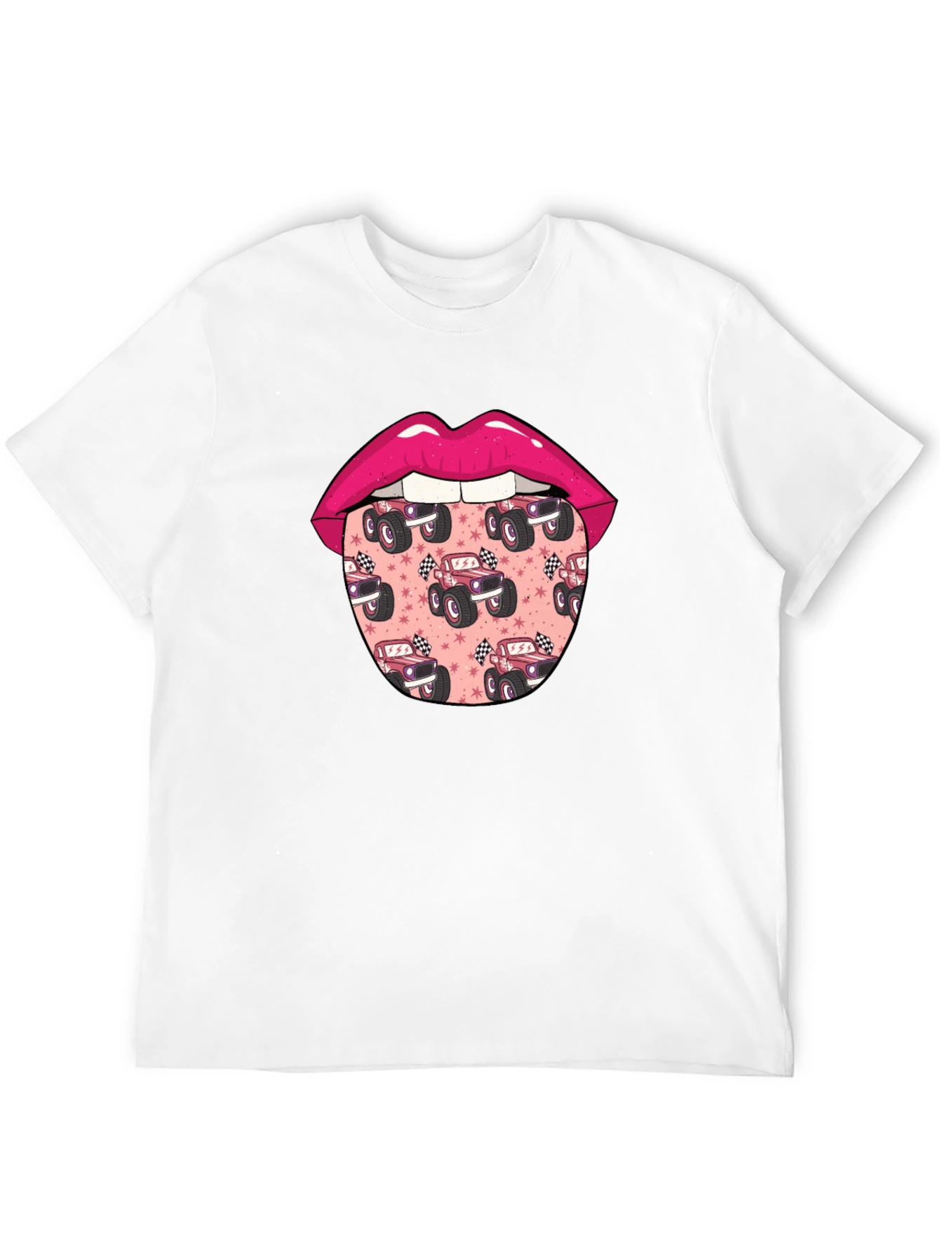 Monster Truck Lips Graphic Tee - Unisex